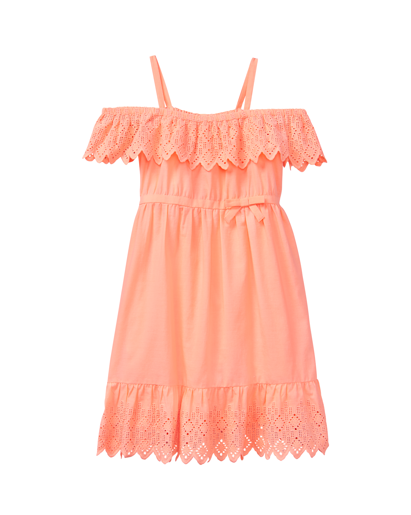 Eyelet Off-The-Shoulder Dress image number 0