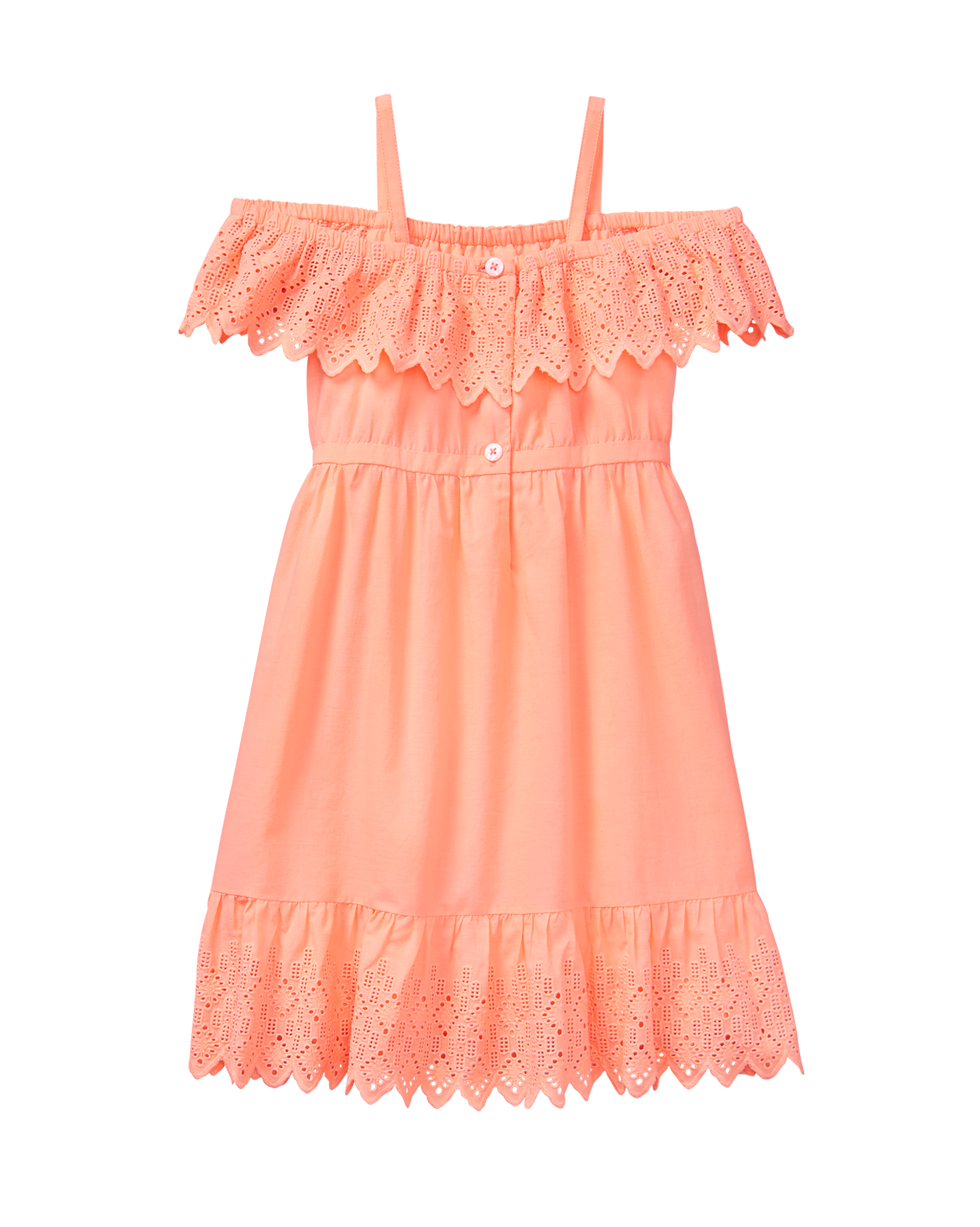 Eyelet Off-The-Shoulder Dress image number 1