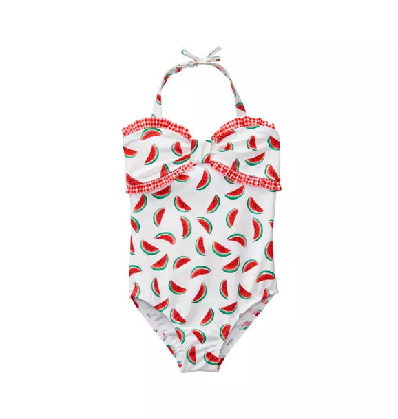 Adorable Girl's Watermelon Swimsuit NWT Janie and Jack Size: 18-24 mos 
