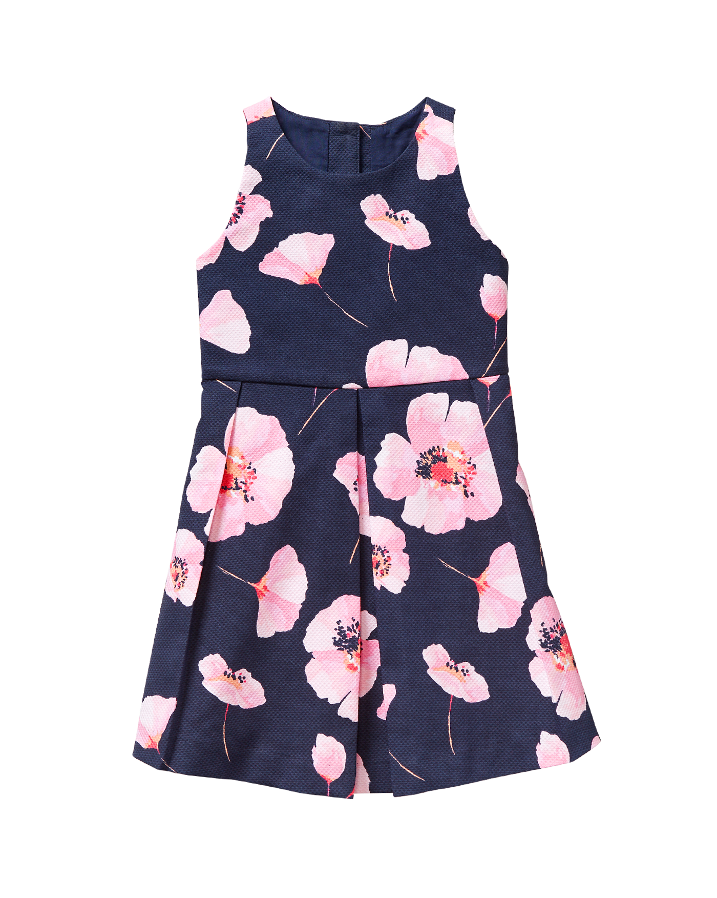 Collections Navy Floral Floral Pique Dress by Janie and Jack