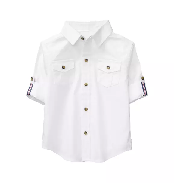 Roll-Cuff Oxford Shirt  image number 0