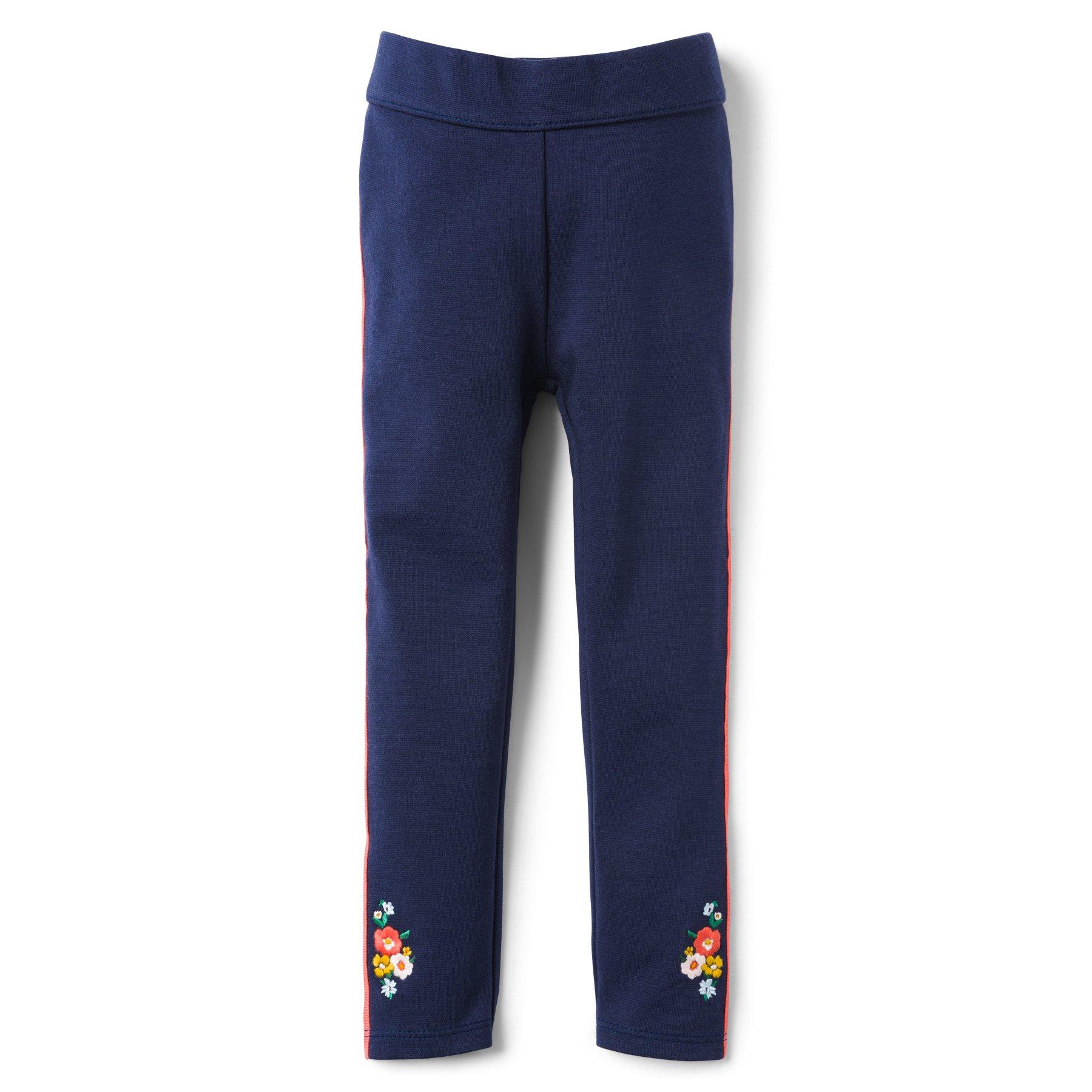 Embroidered Ponte Pant image number 0