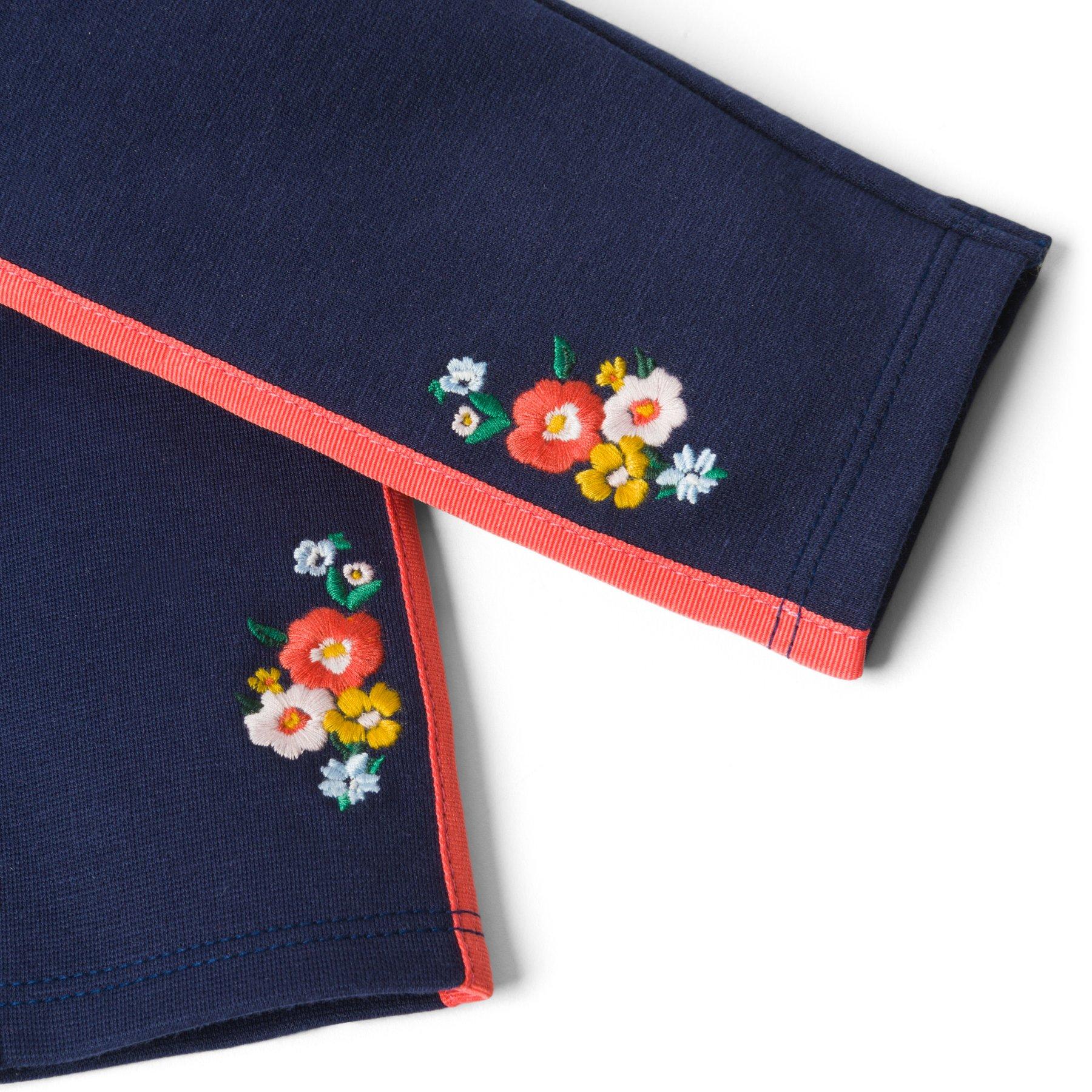 Embroidered Ponte Pant image number 1