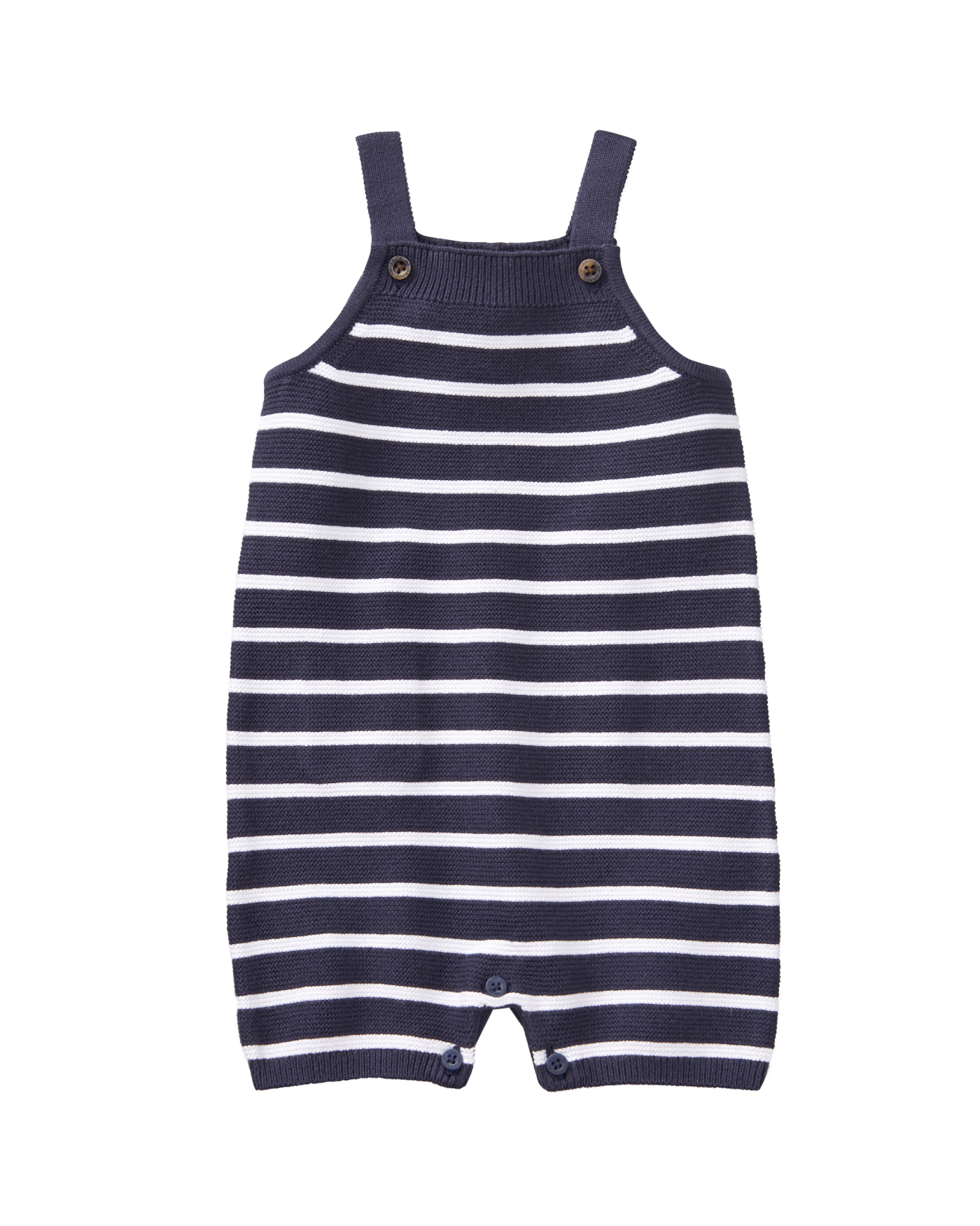 Striped Knit Overall