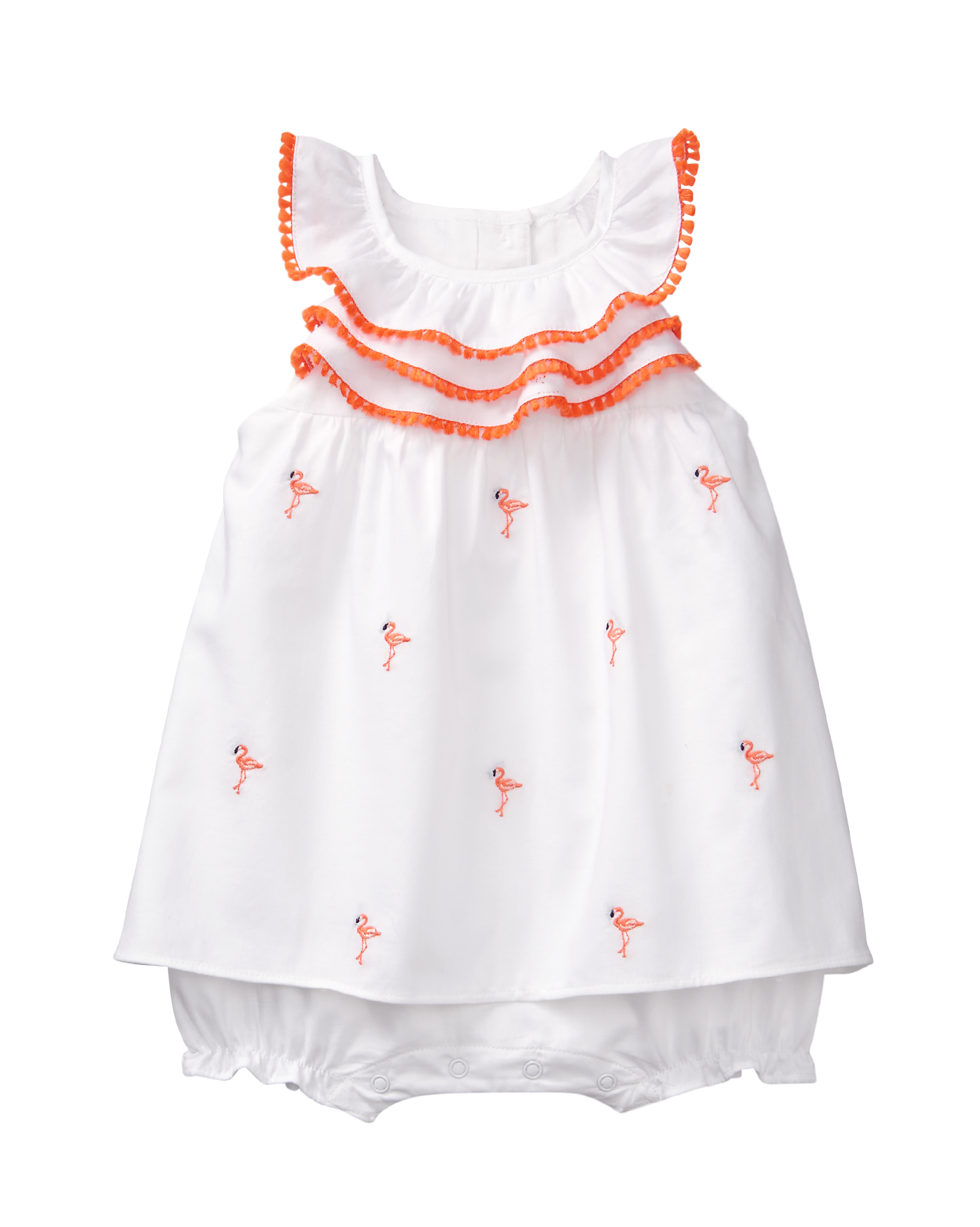 Embroidered Flamingo 1-Piece image number 0