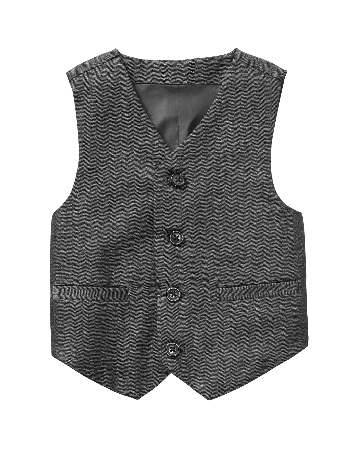 Wool Herringbone Suit Vest