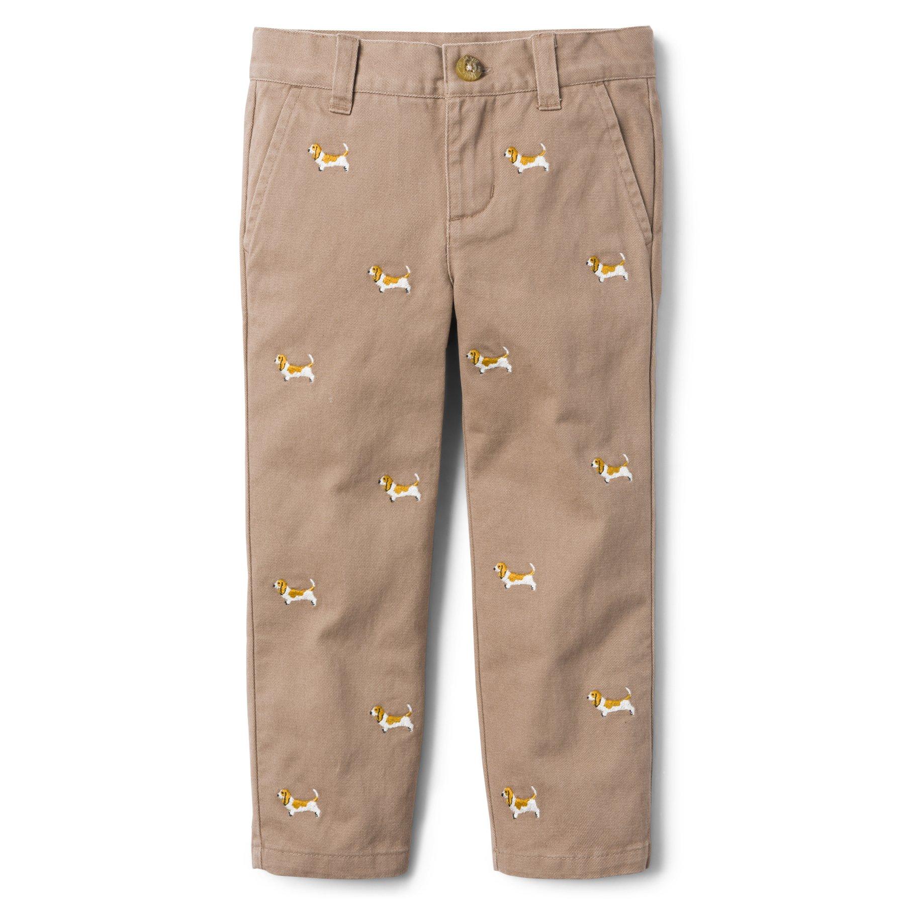 embroidered pants