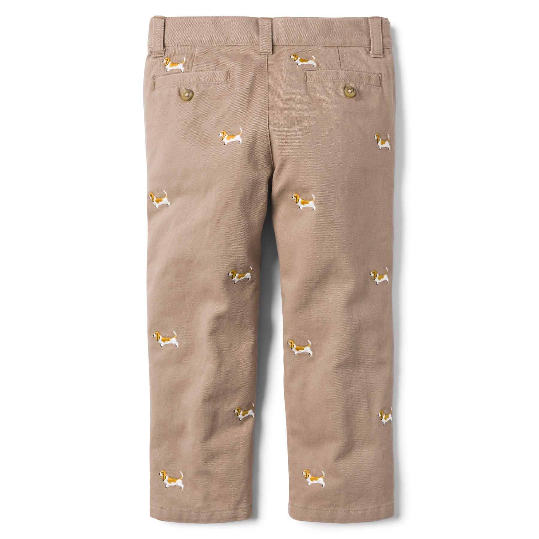 Embroidered Dog Pant image number 1