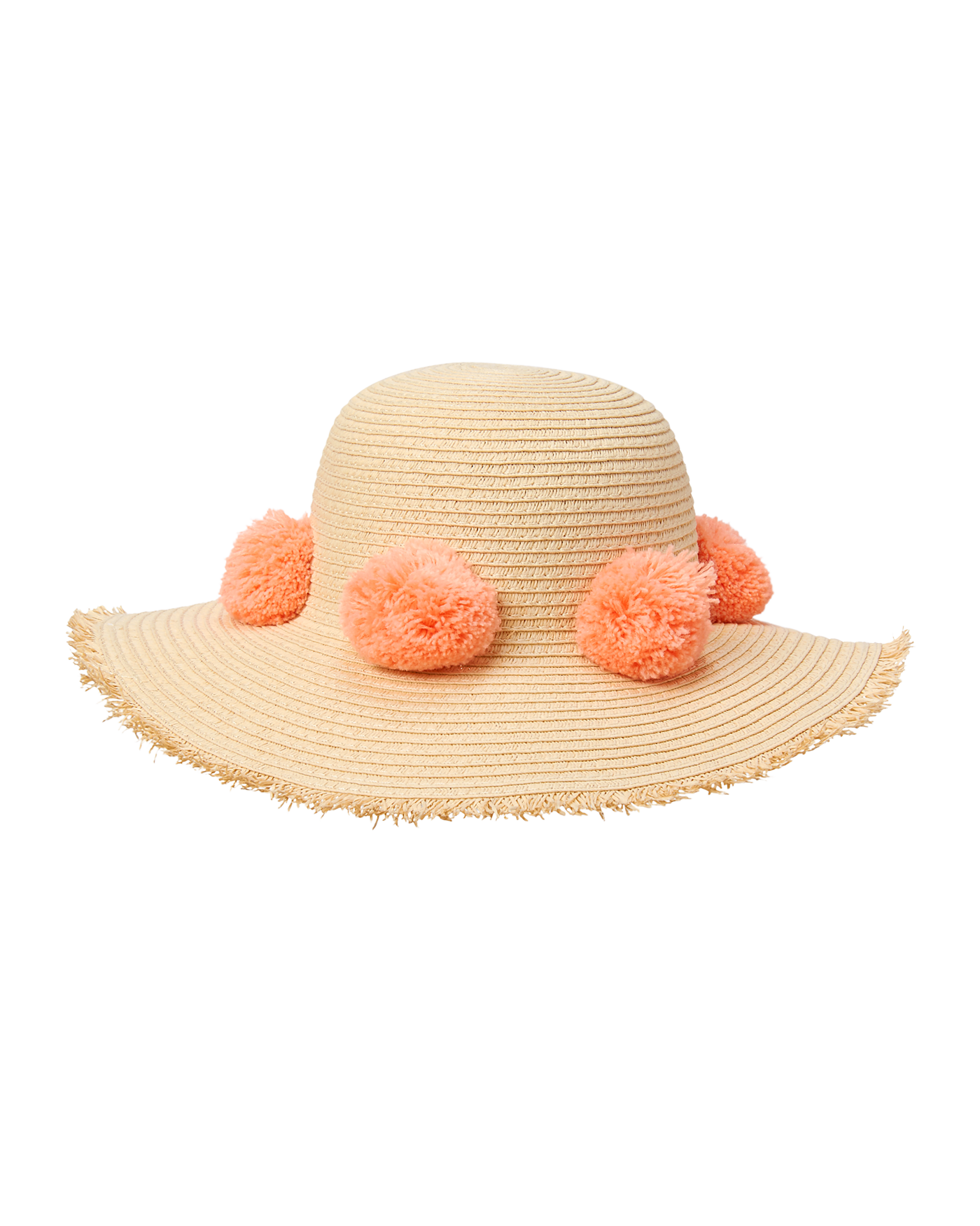 Straw Pom-Pom Hat image number 0