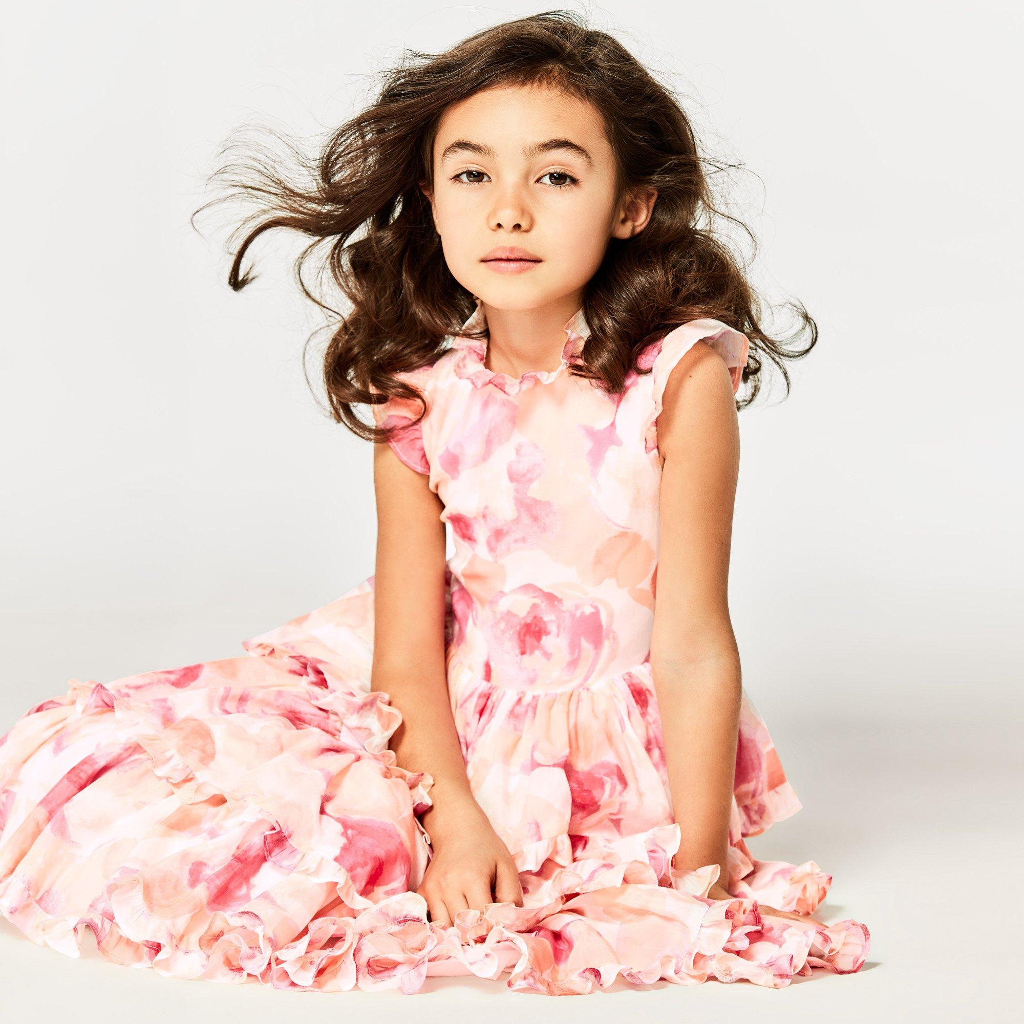 Tiered Floral Dress image number 3