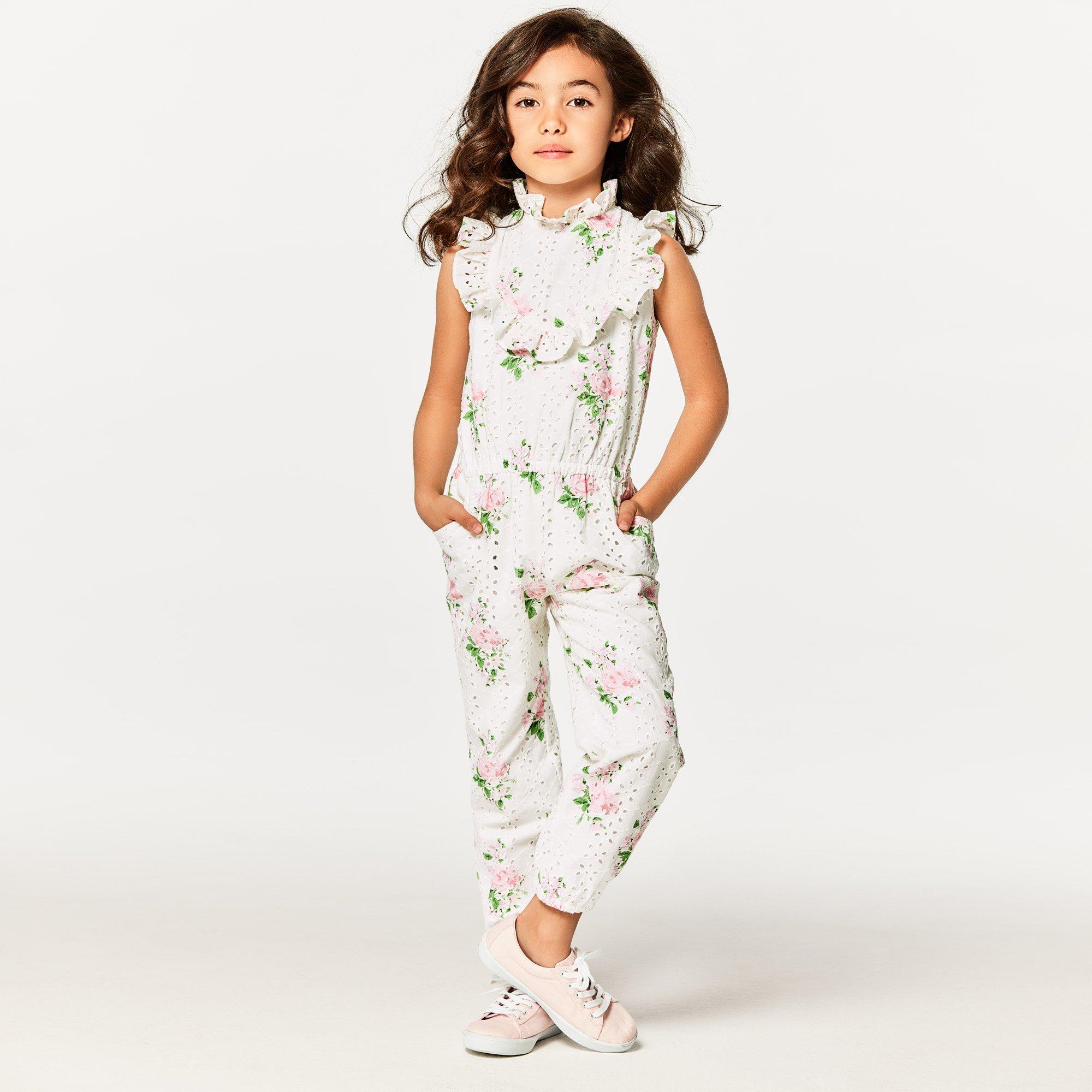 Floral Eyelet Jumpsuit image number 0