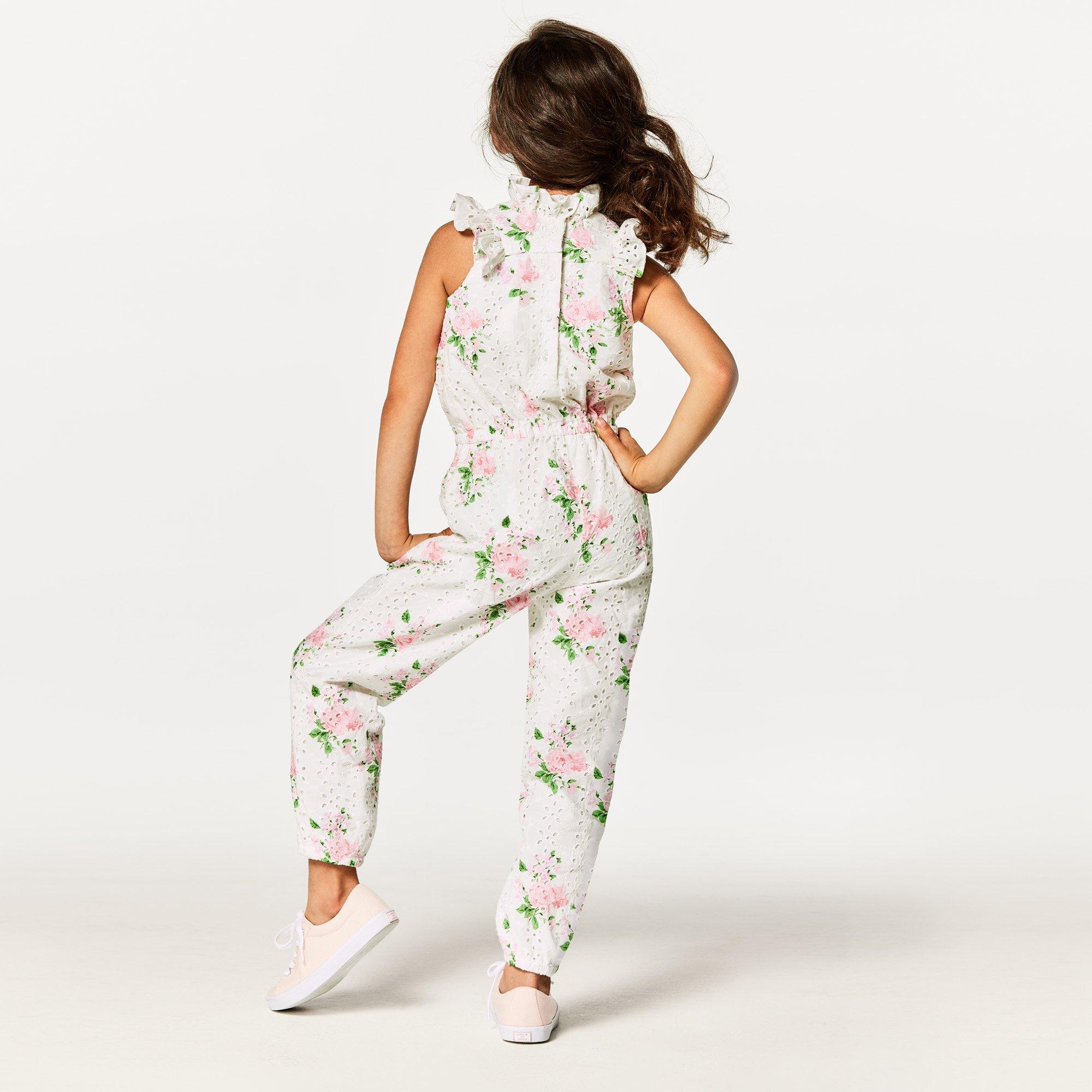 Floral Eyelet Jumpsuit image number 1