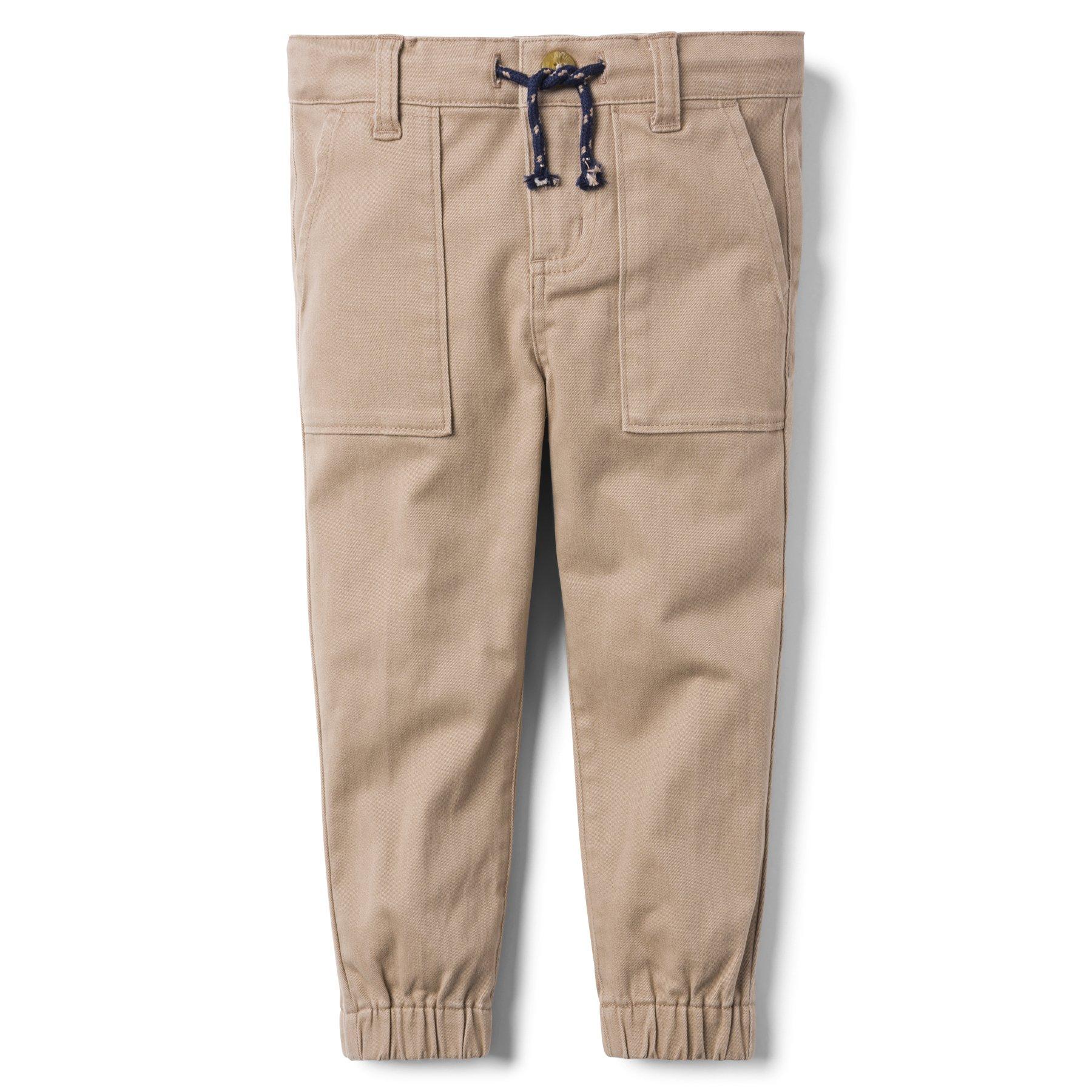 stretch twill joggers