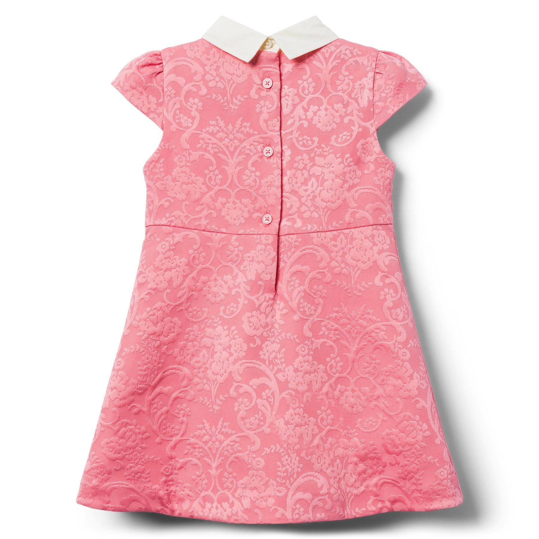 Tulip Pink Floral Jacquard Dress by Janie and Jack