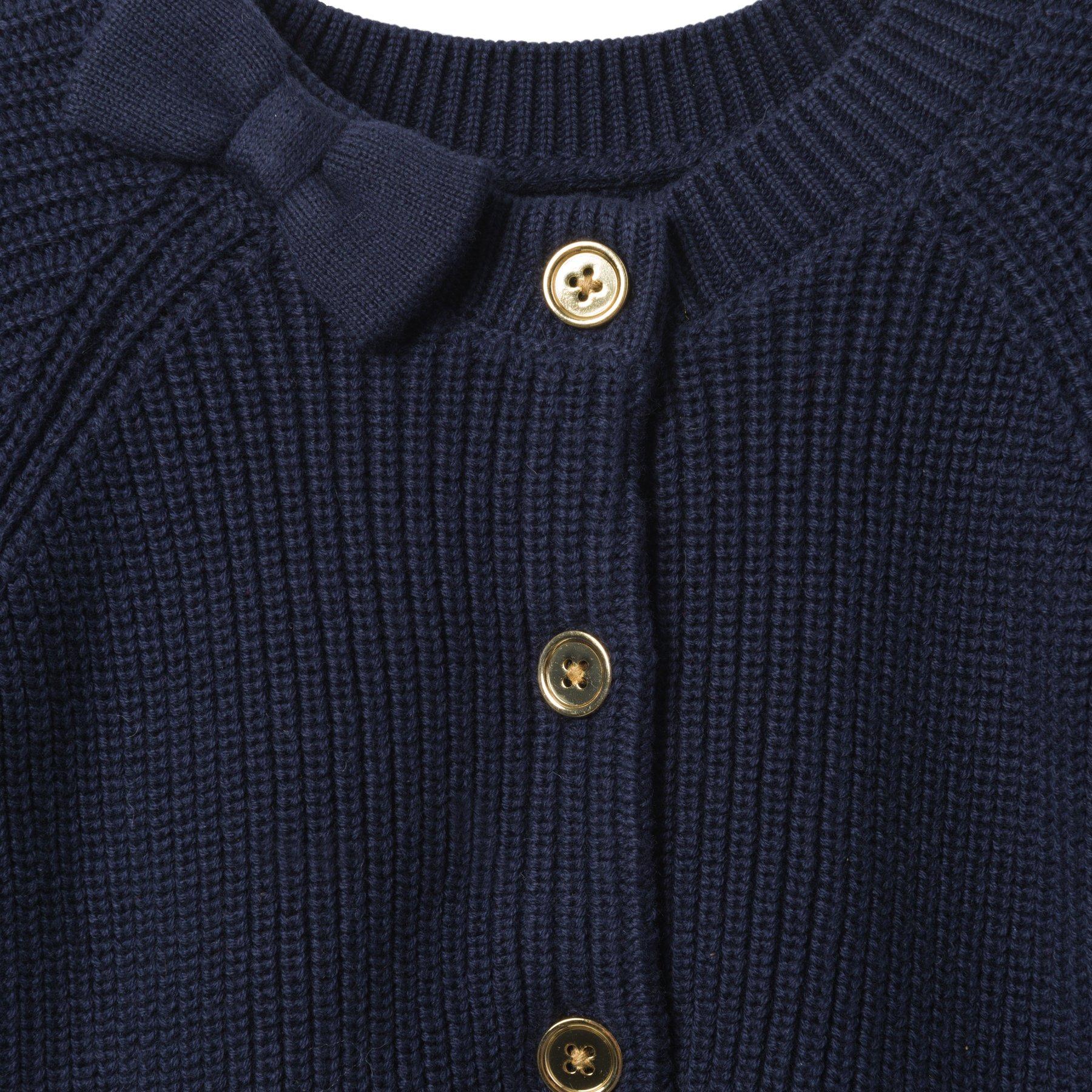 Knit Bow Cardigan image number 1