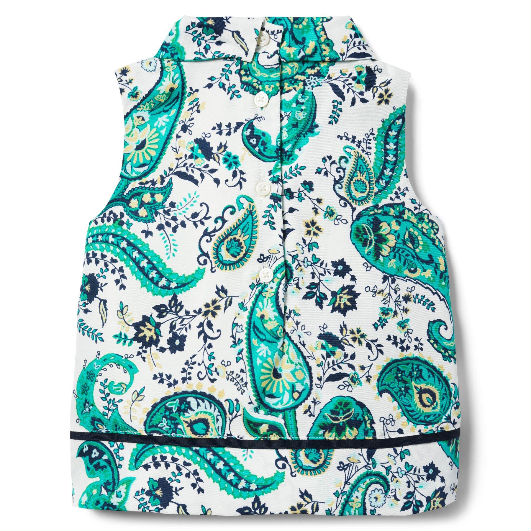 Maggie Teal Paisley Top