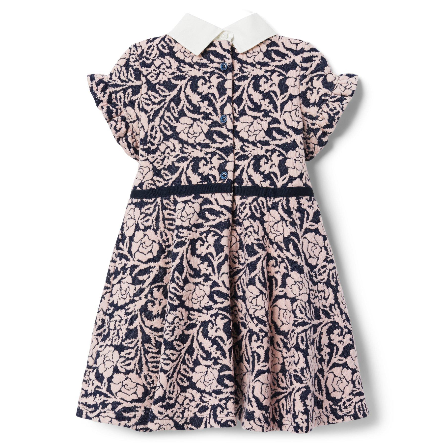 wallis blush floral ruffle dress