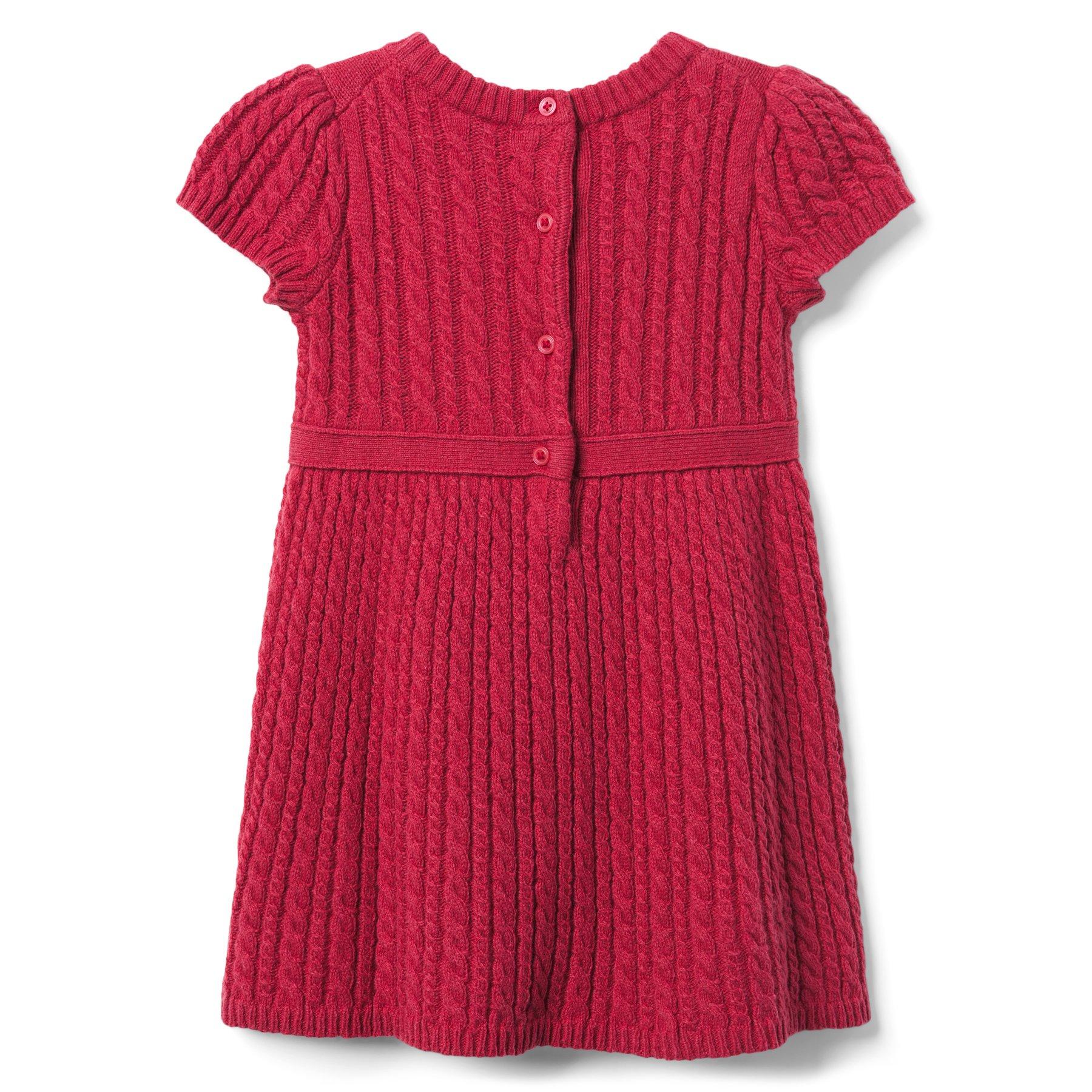 embroidered sweater dress