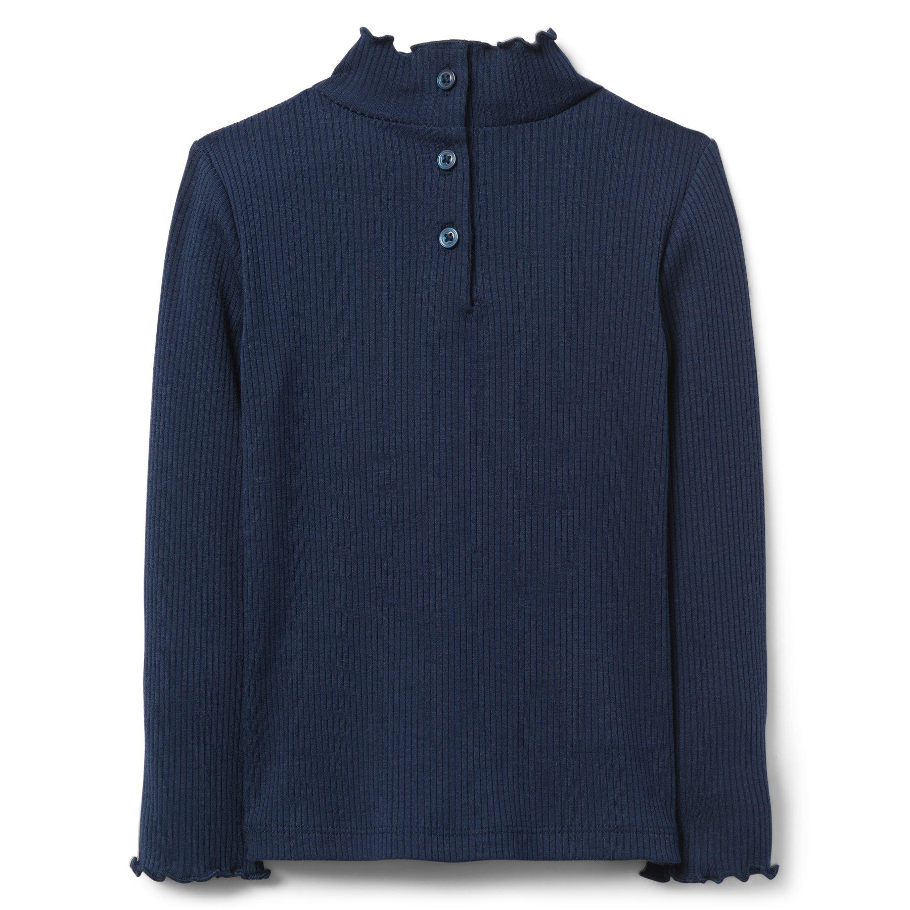 Ribbed Turtleneck Top image number 1