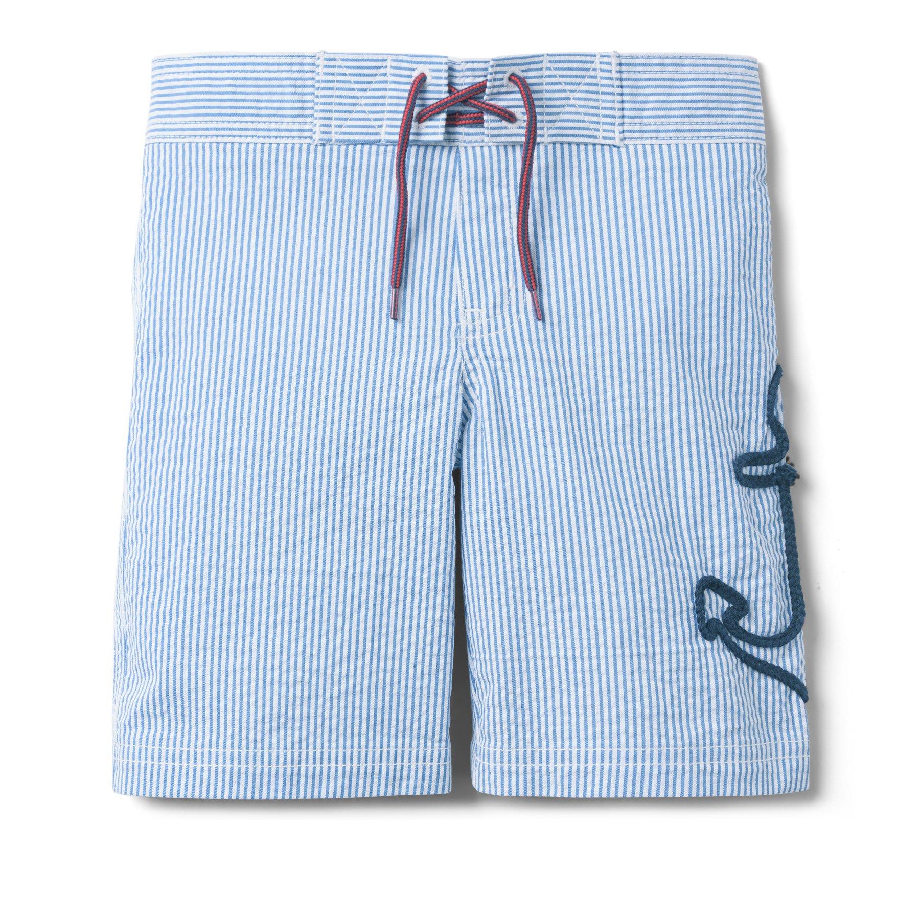 Striped Anchor Swim Trunk image number 0