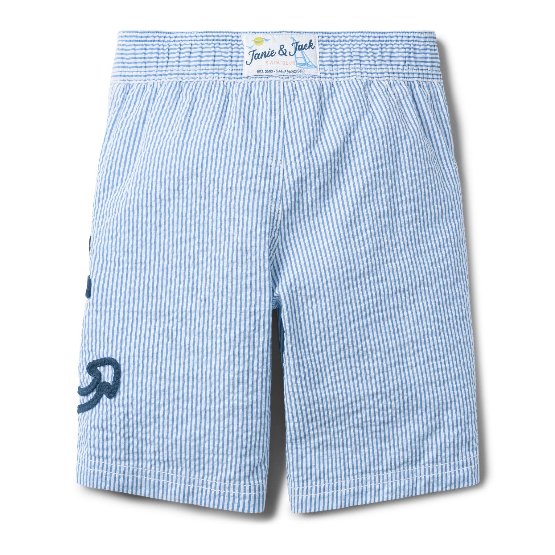 Striped Anchor Swim Trunk image number 1