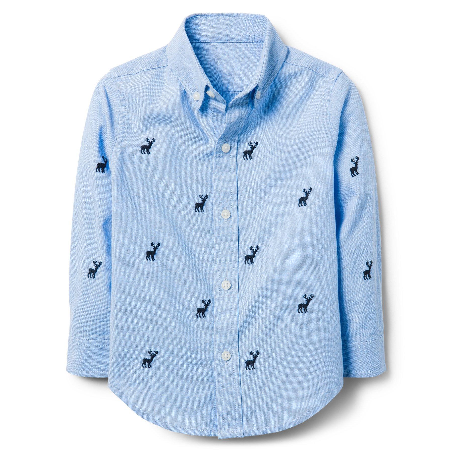 Embroidered Moose Shirt image number 0