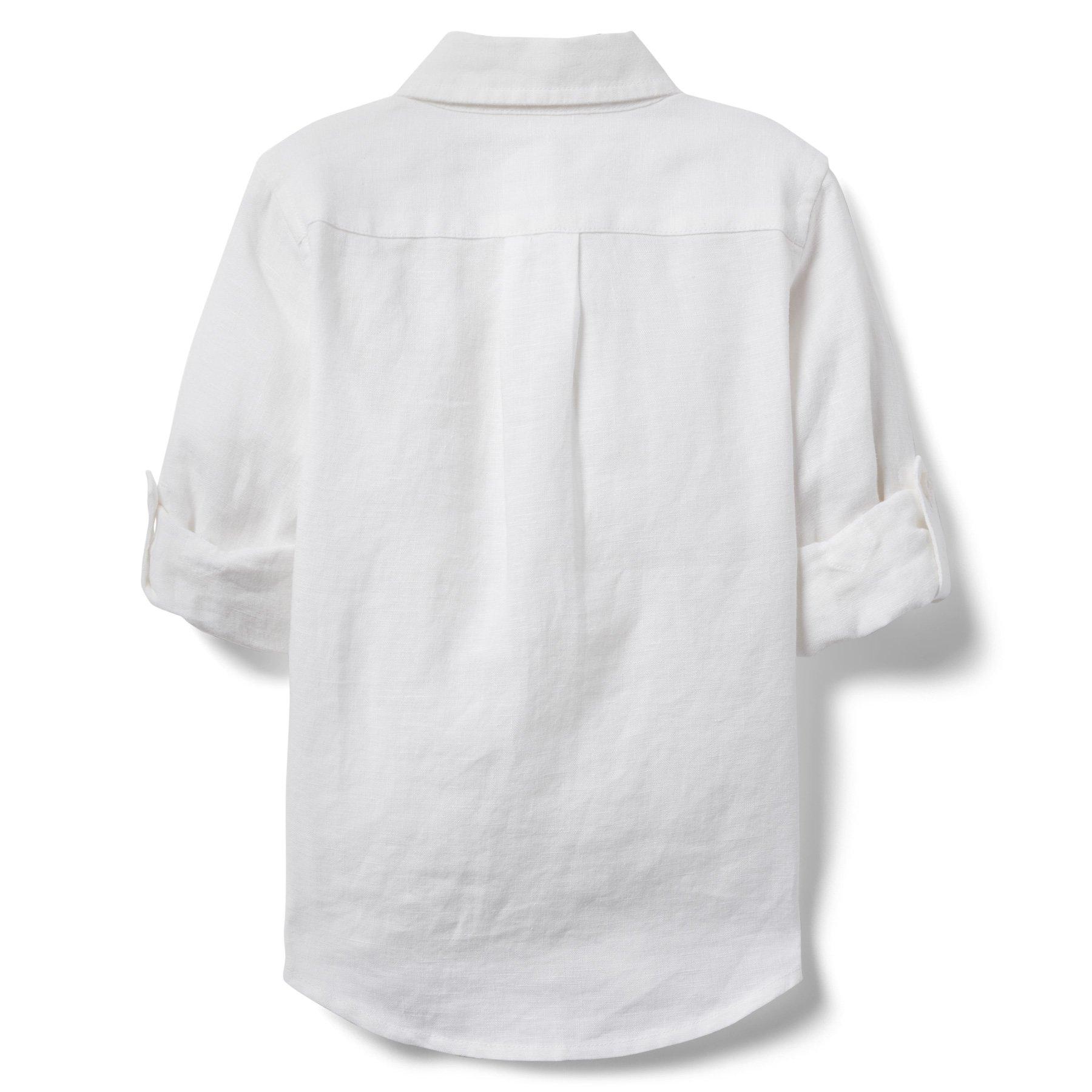 Linen Roll-Cuff Shirt image number 1