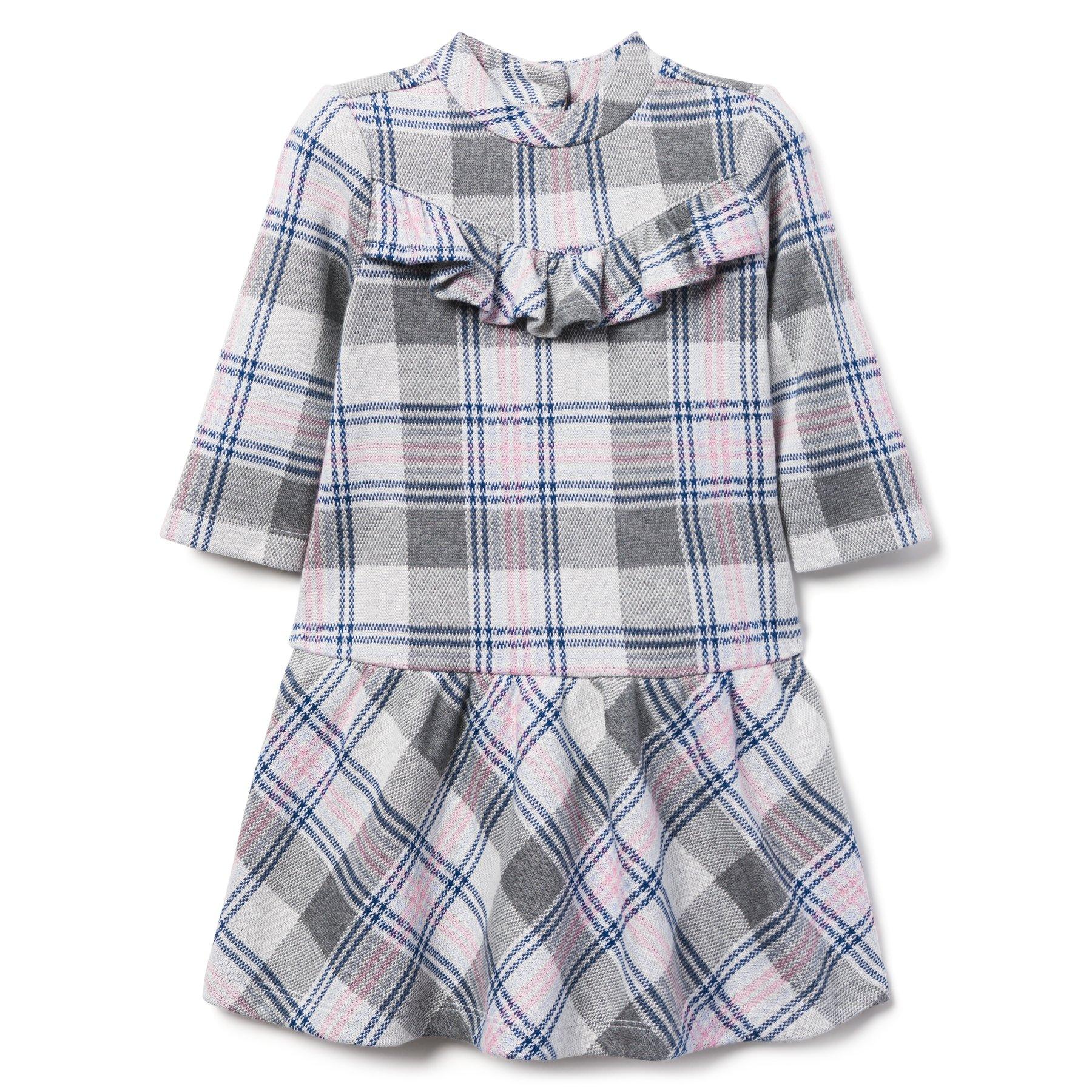 Plaid Ruffle Dress image number 0