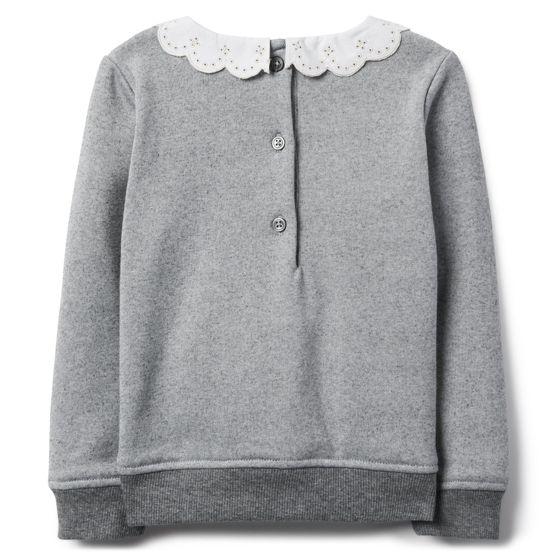 Eyelet Collar Sweatshirt image number 1