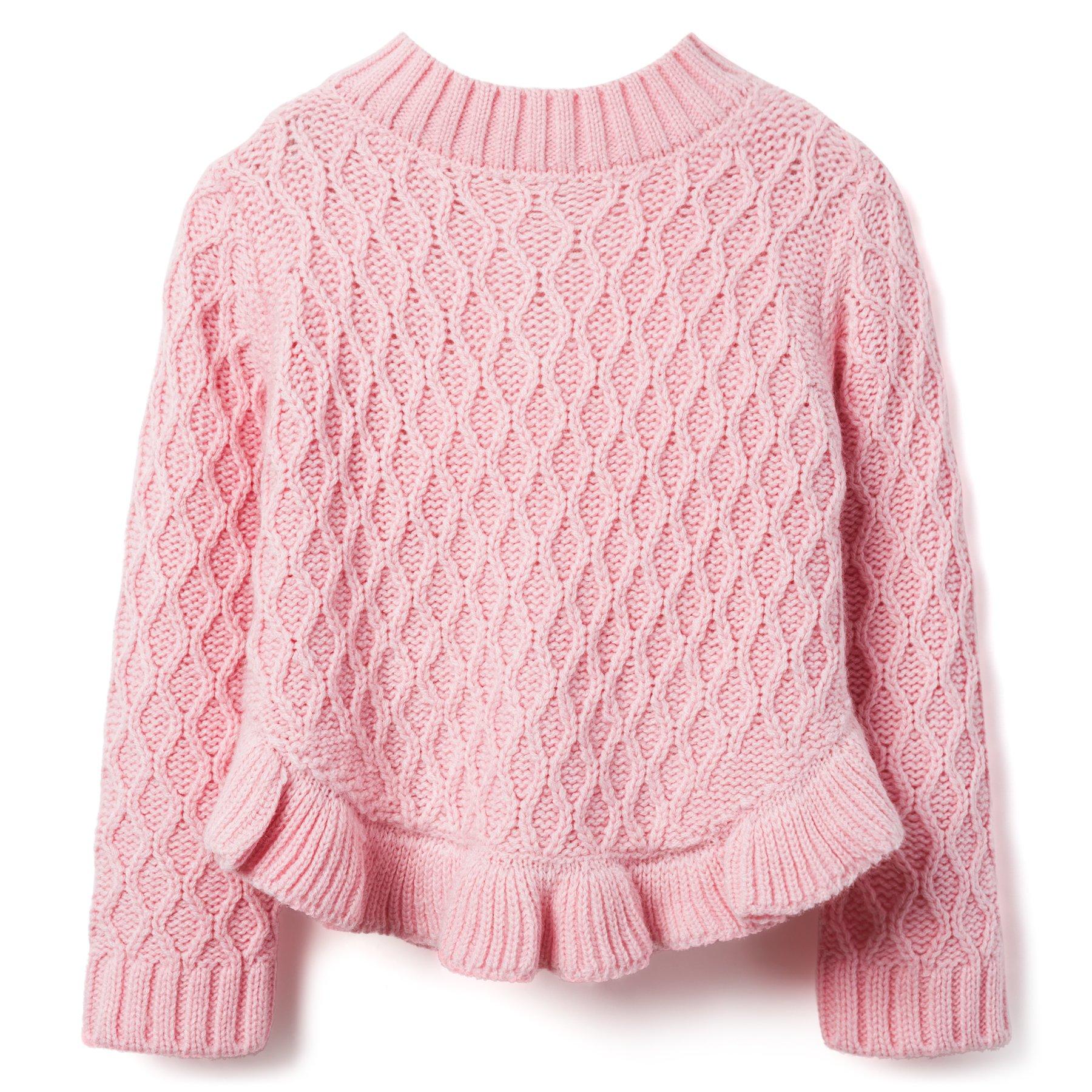 Pink peplum outlet jumper