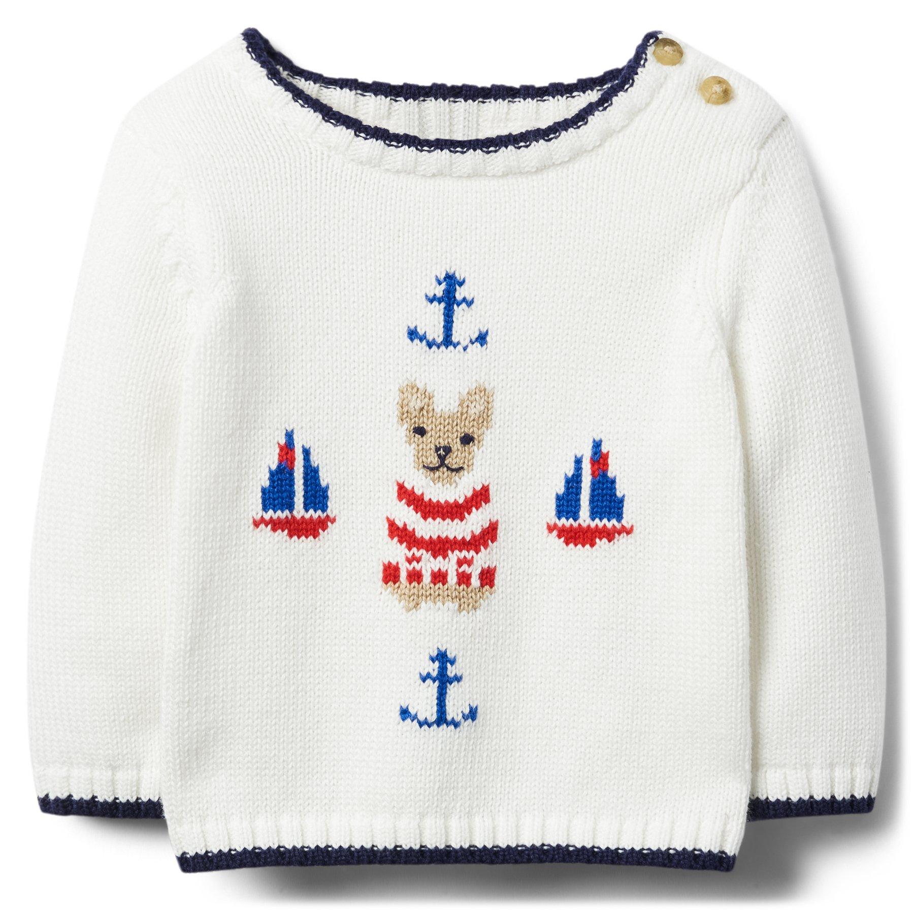 Nautical French Bulldog Sweater  image number 0