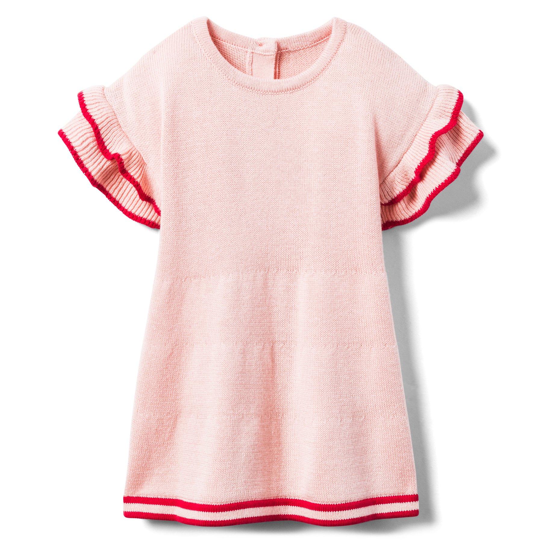 Ruffle Sleeve Sweater Dress image number 0
