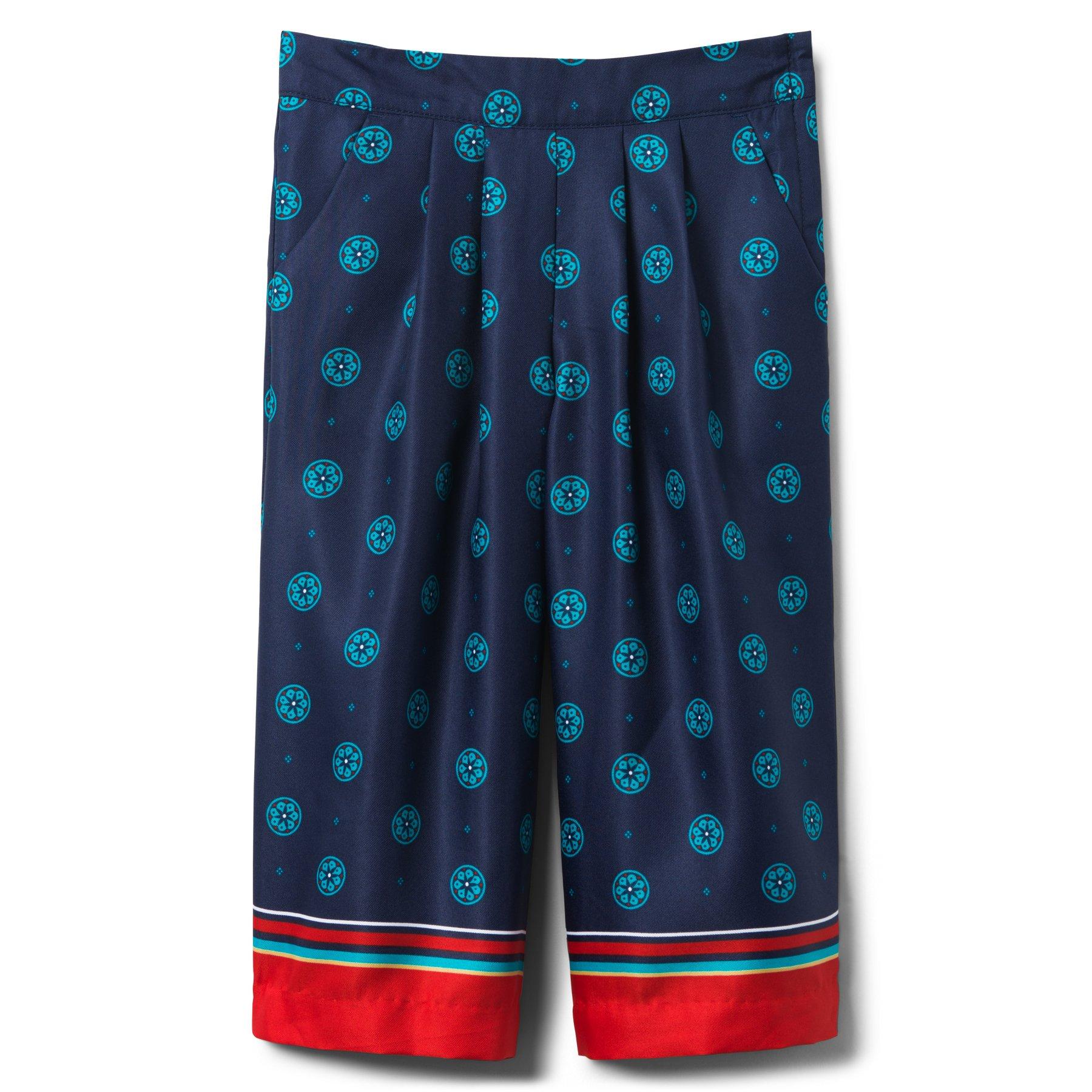 Geo Floral Wide-Leg Pant image number 0