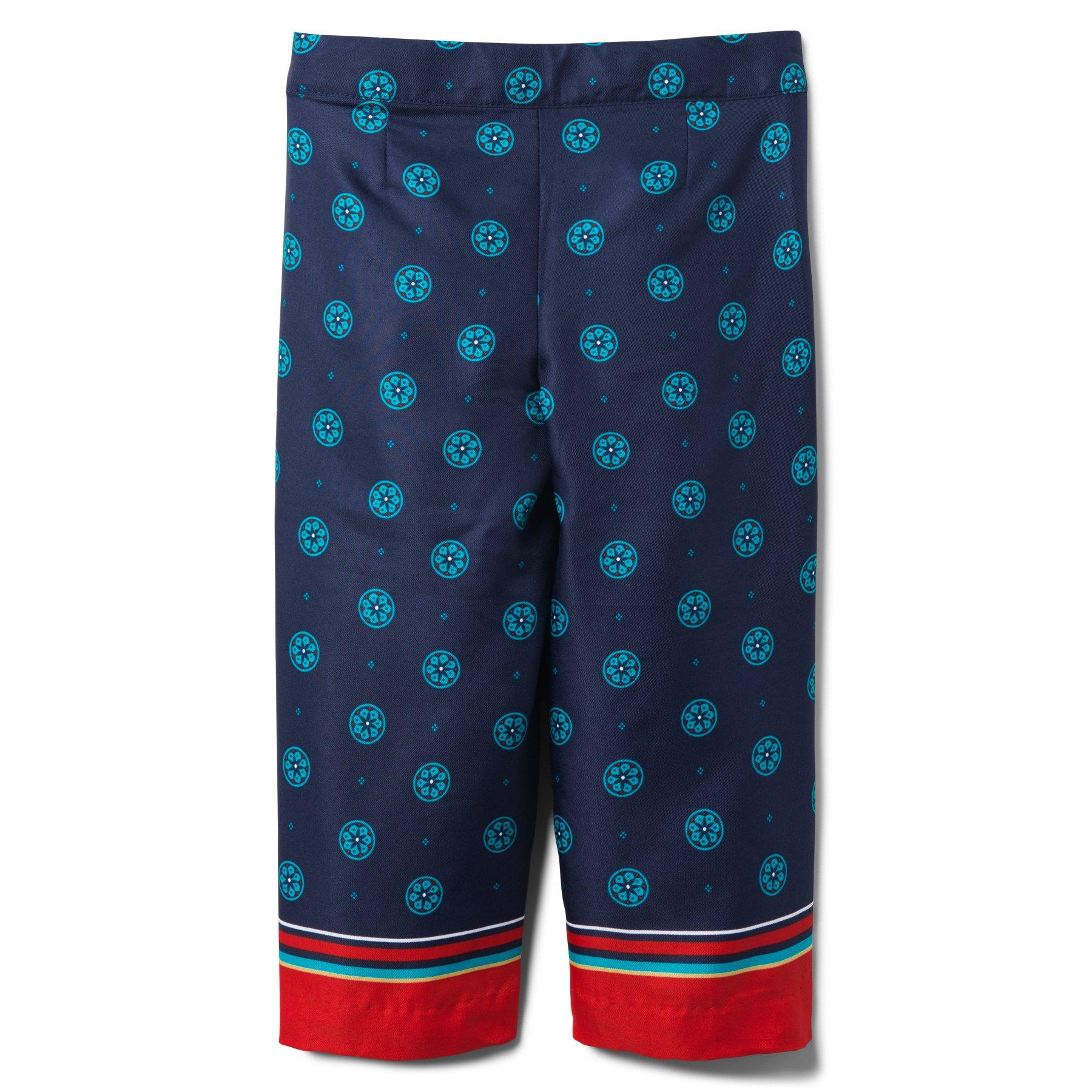 Geo Floral Wide-Leg Pant image number 1
