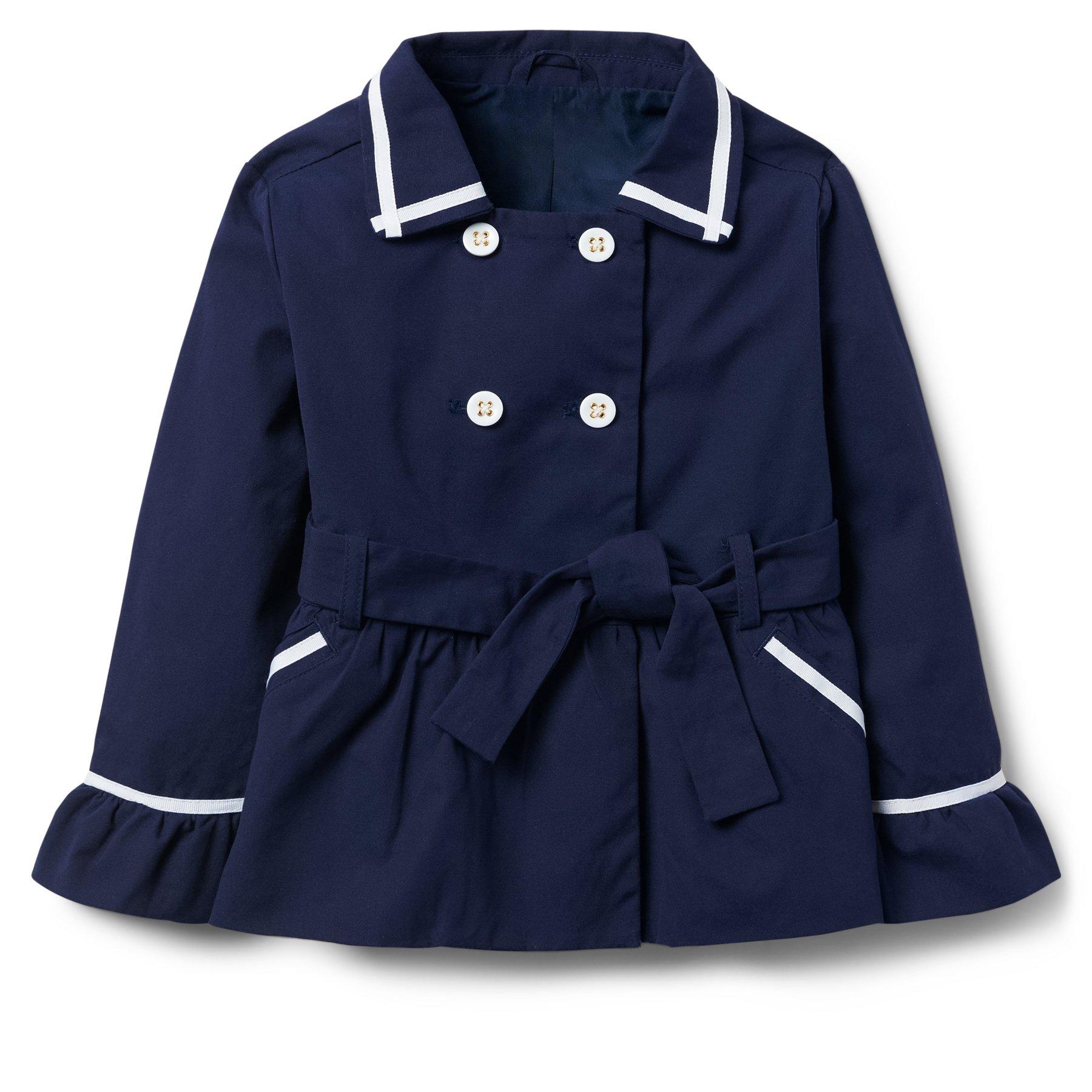 Ruffle Cuff Trench Coat  image number 0
