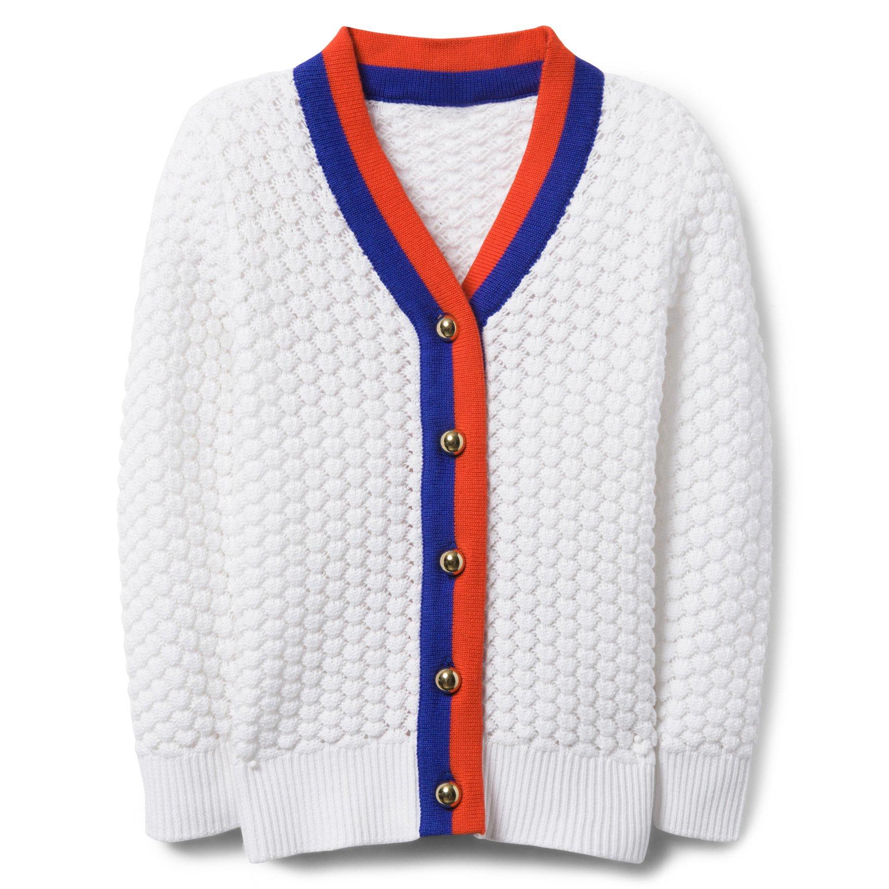 Knit Eyelet Cardigan image number 0