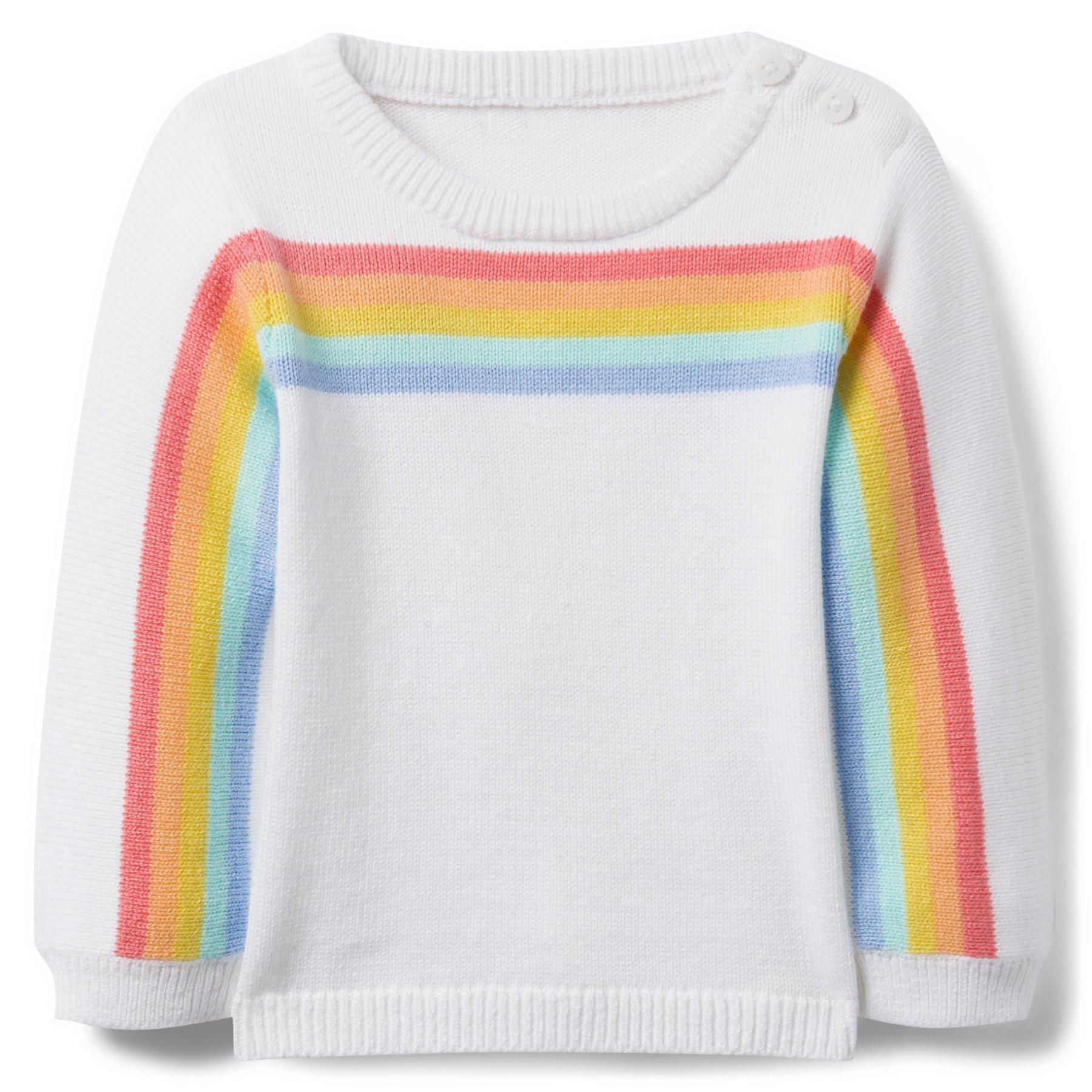 Striped Rainbow Sweater  image number 0