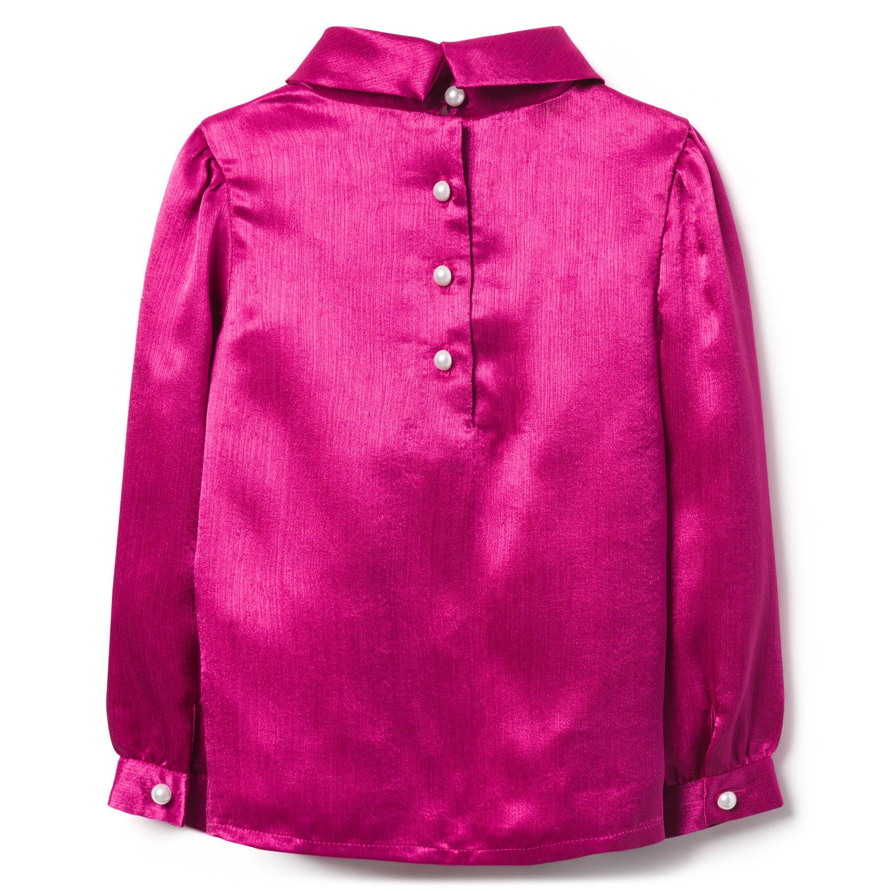 Mock Neck Satin Top image number 1