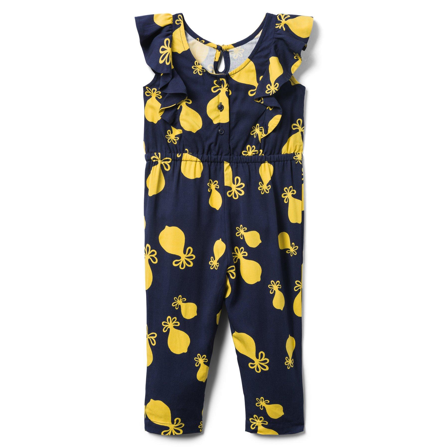 lemon print jumpsuit