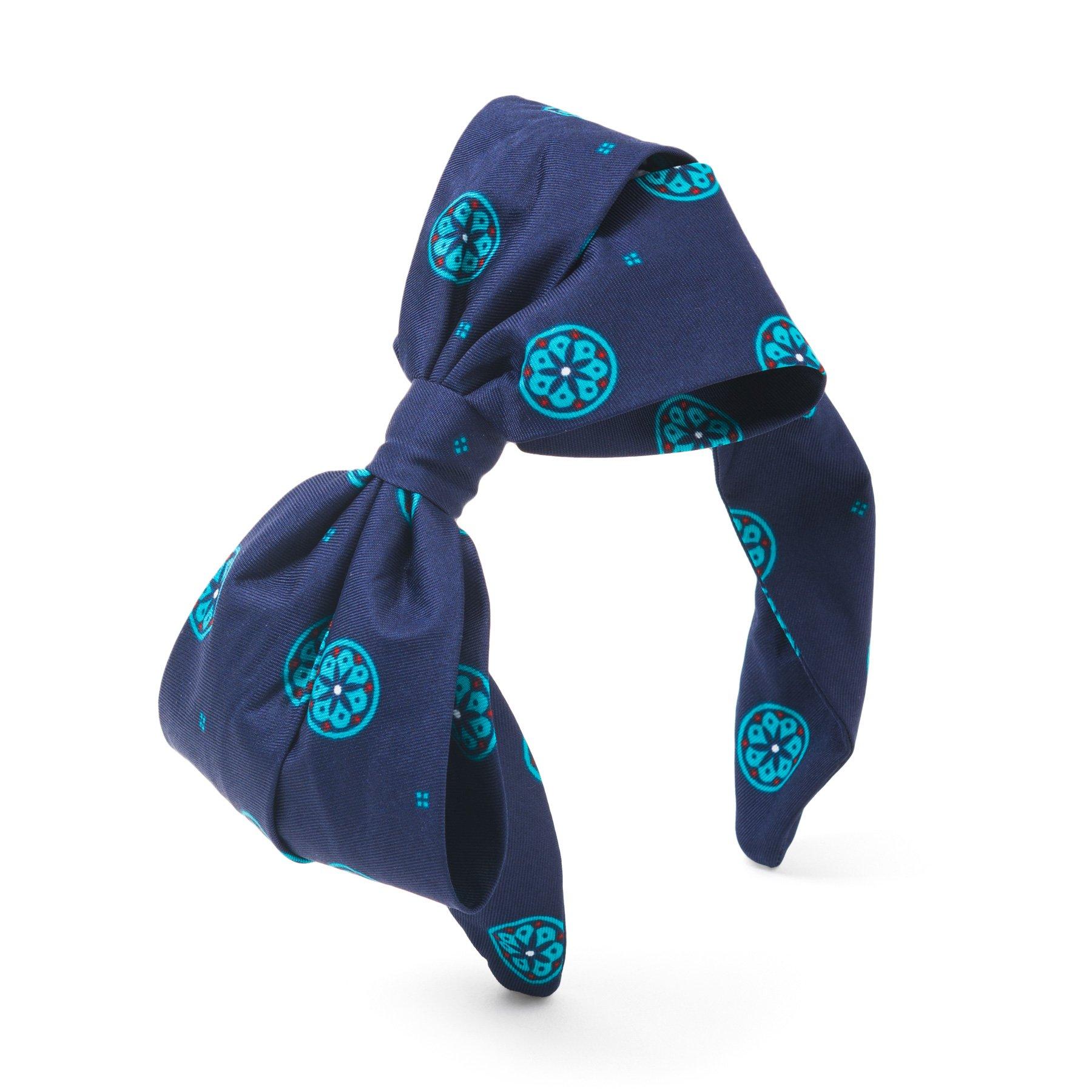 Geo Floral Bow Headband image number 0
