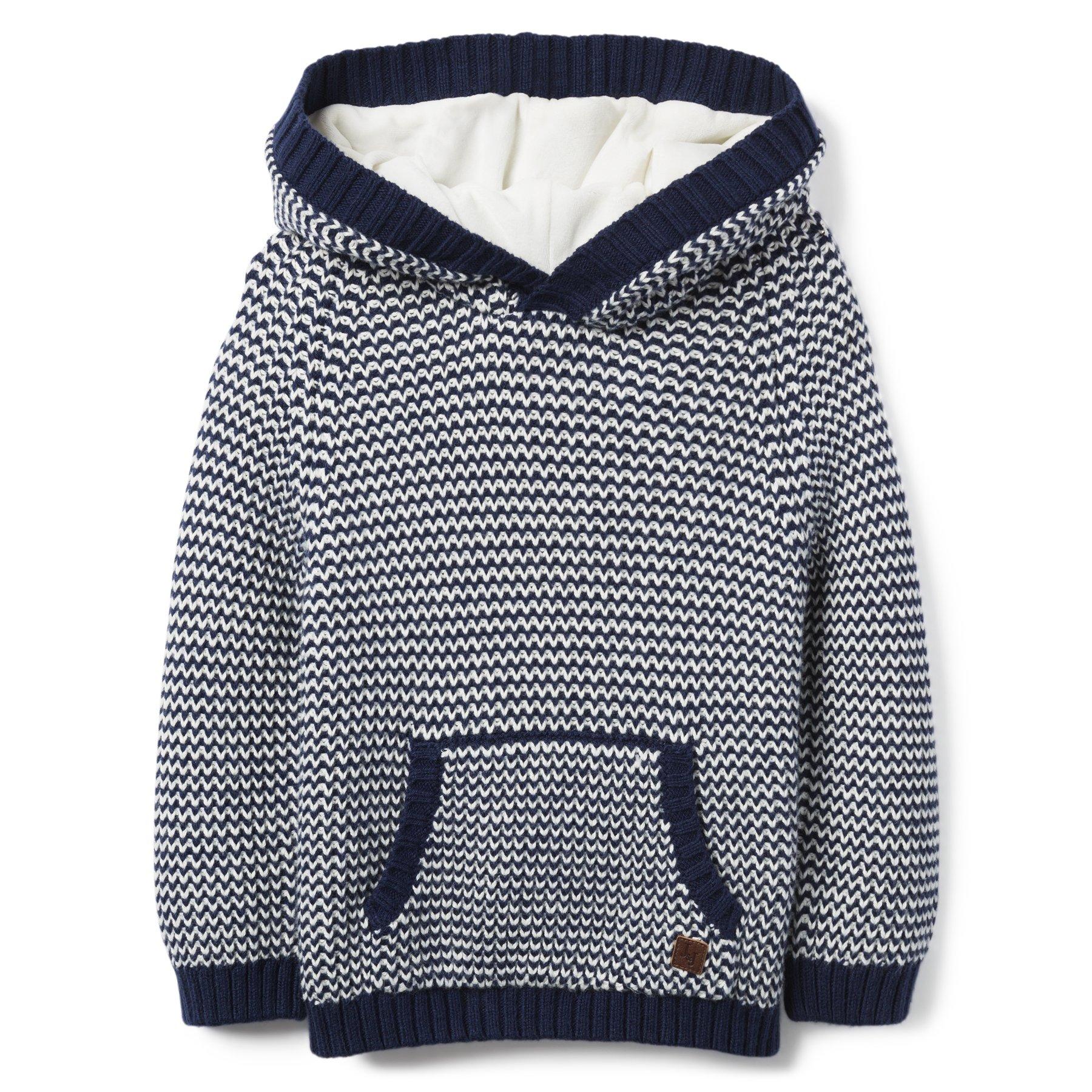 Bird's Eye Stitch Hooded Pullover  image number 0