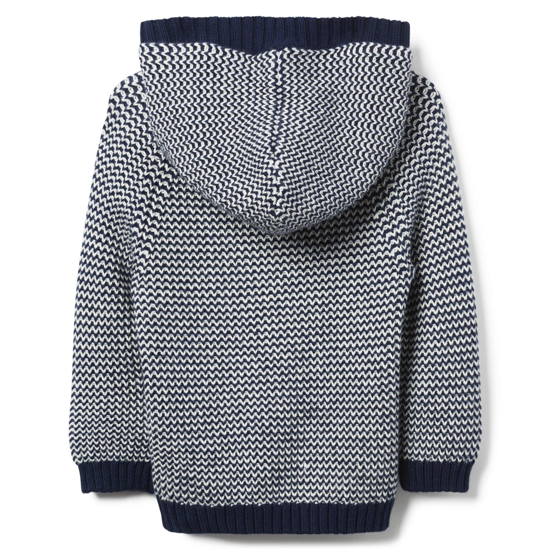 Bird's Eye Stitch Hooded Pullover  image number 1