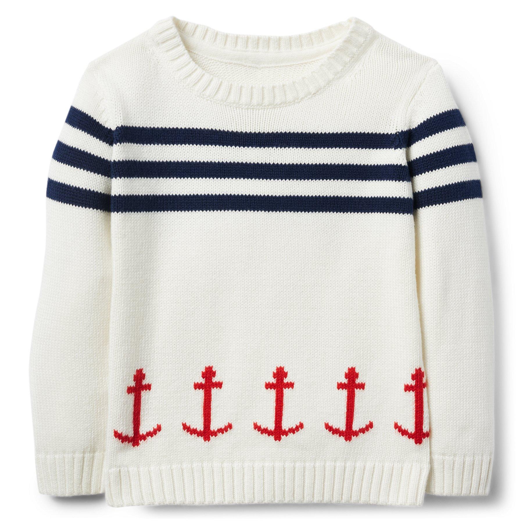 Striped Anchor Pullover  image number 0
