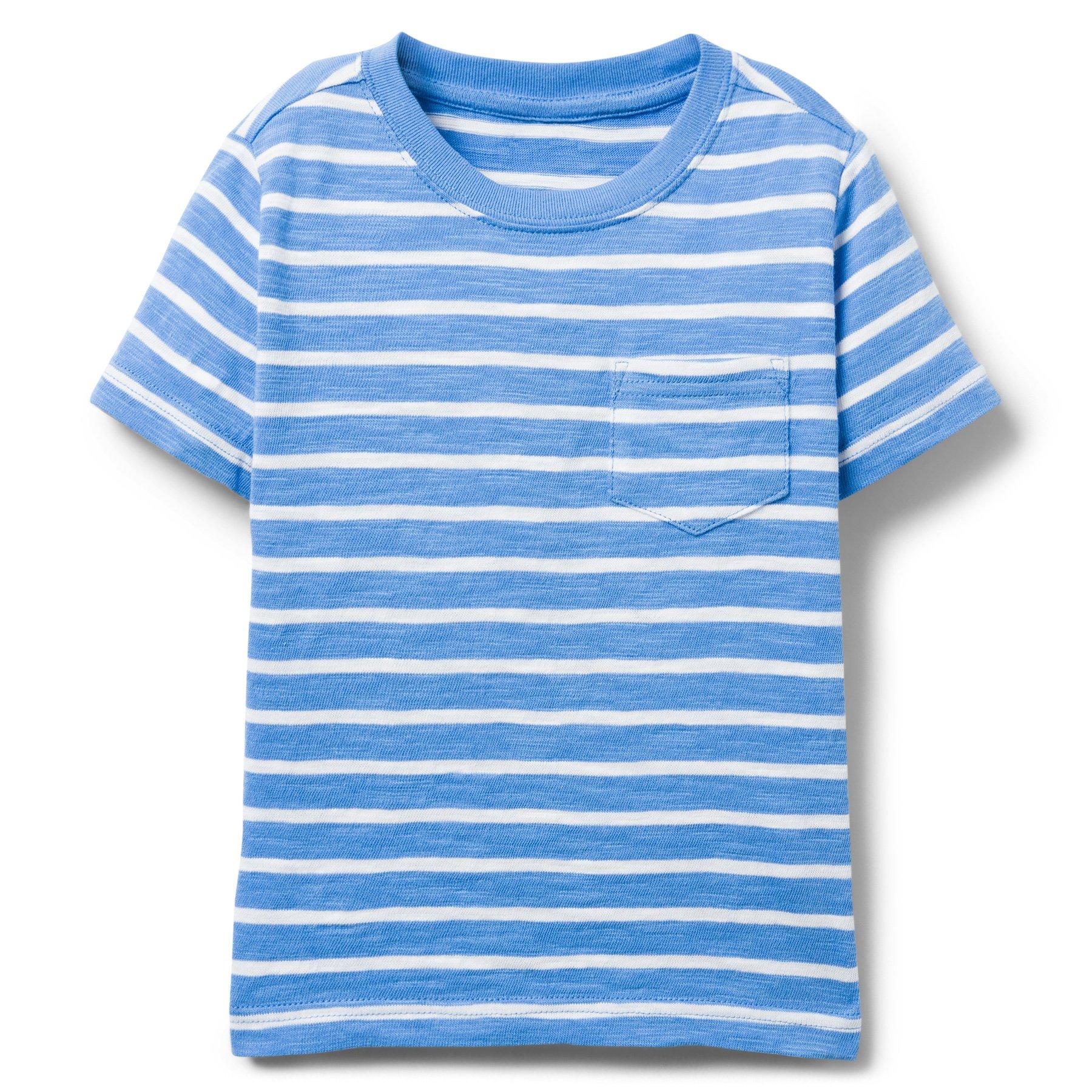 Striped Slub Pocket Tee image number 0