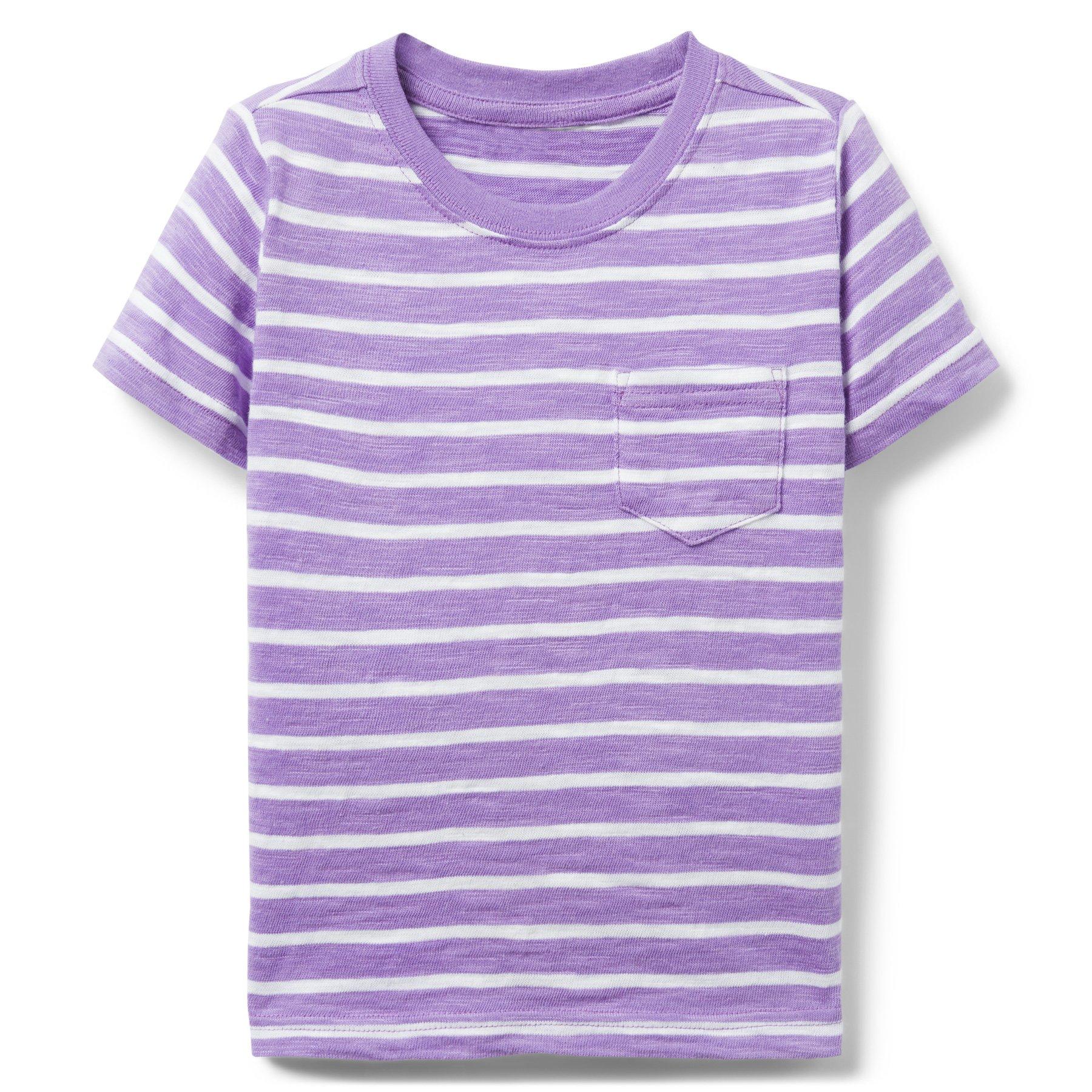 Striped Slub Pocket Tee image number 0