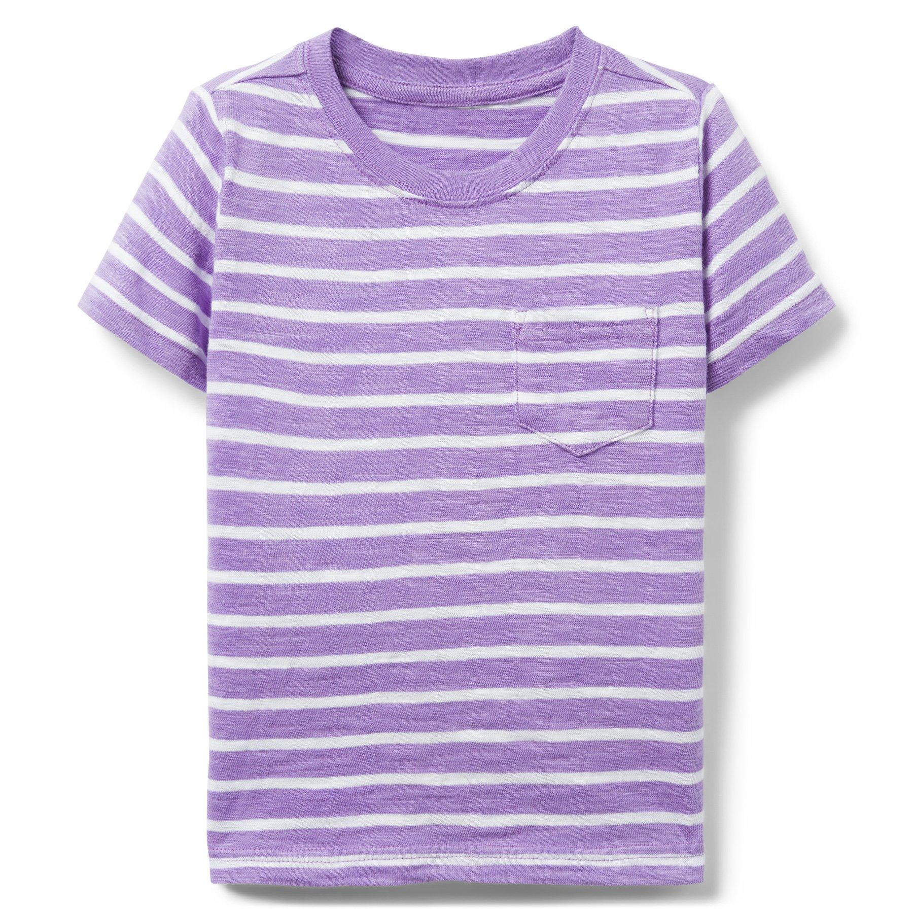 Striped Slub Pocket Tee