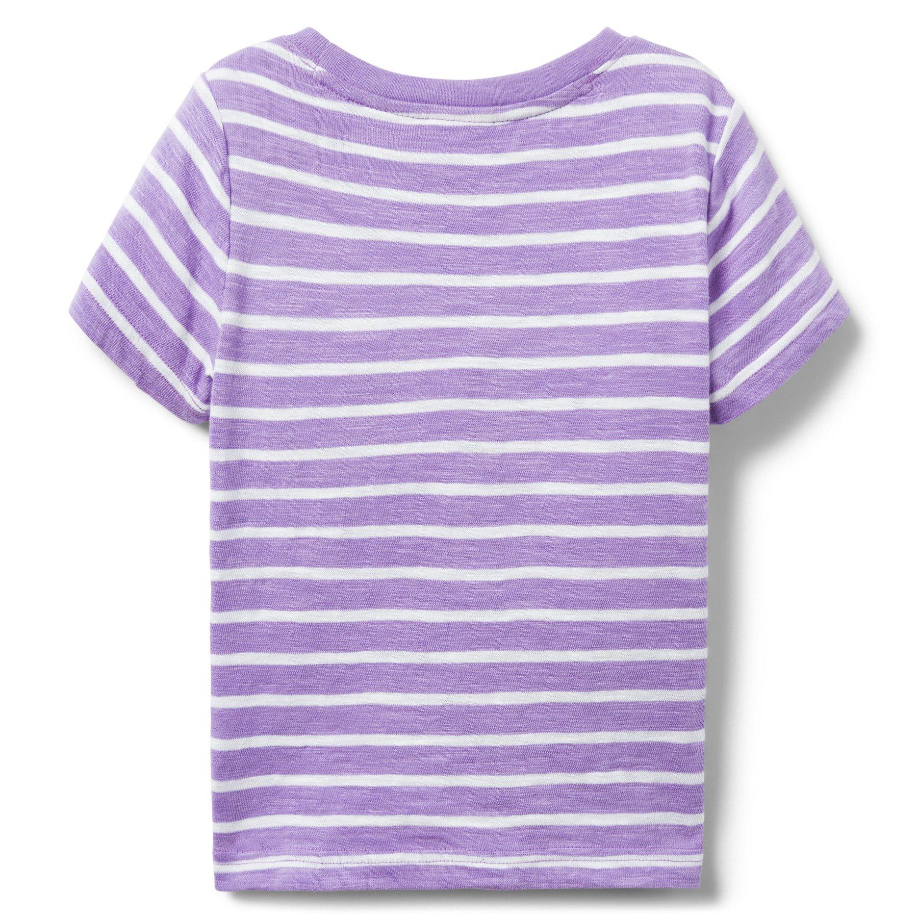 Striped Slub Pocket Tee image number 1