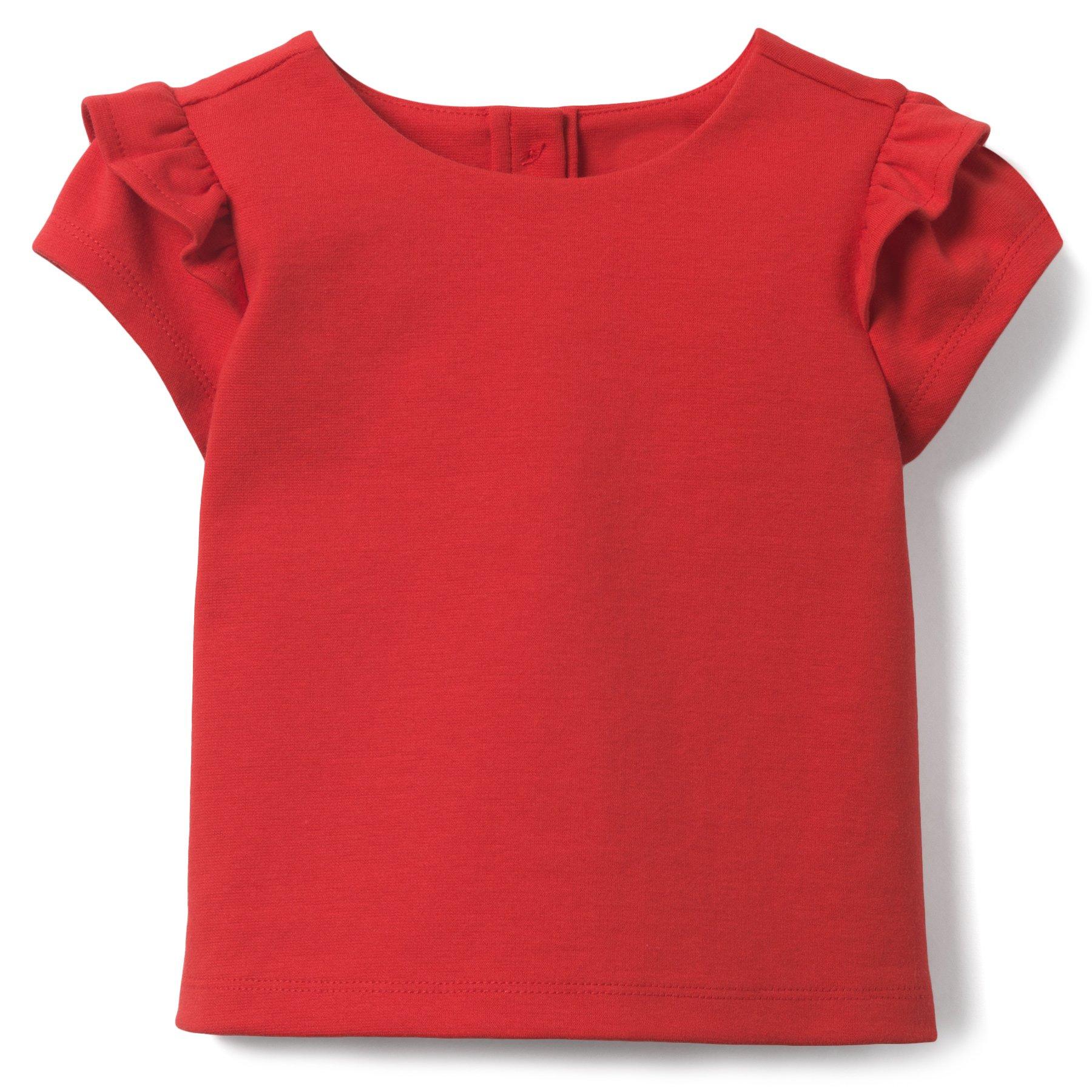 Ruffle Sleeve Ponte Top image number 0