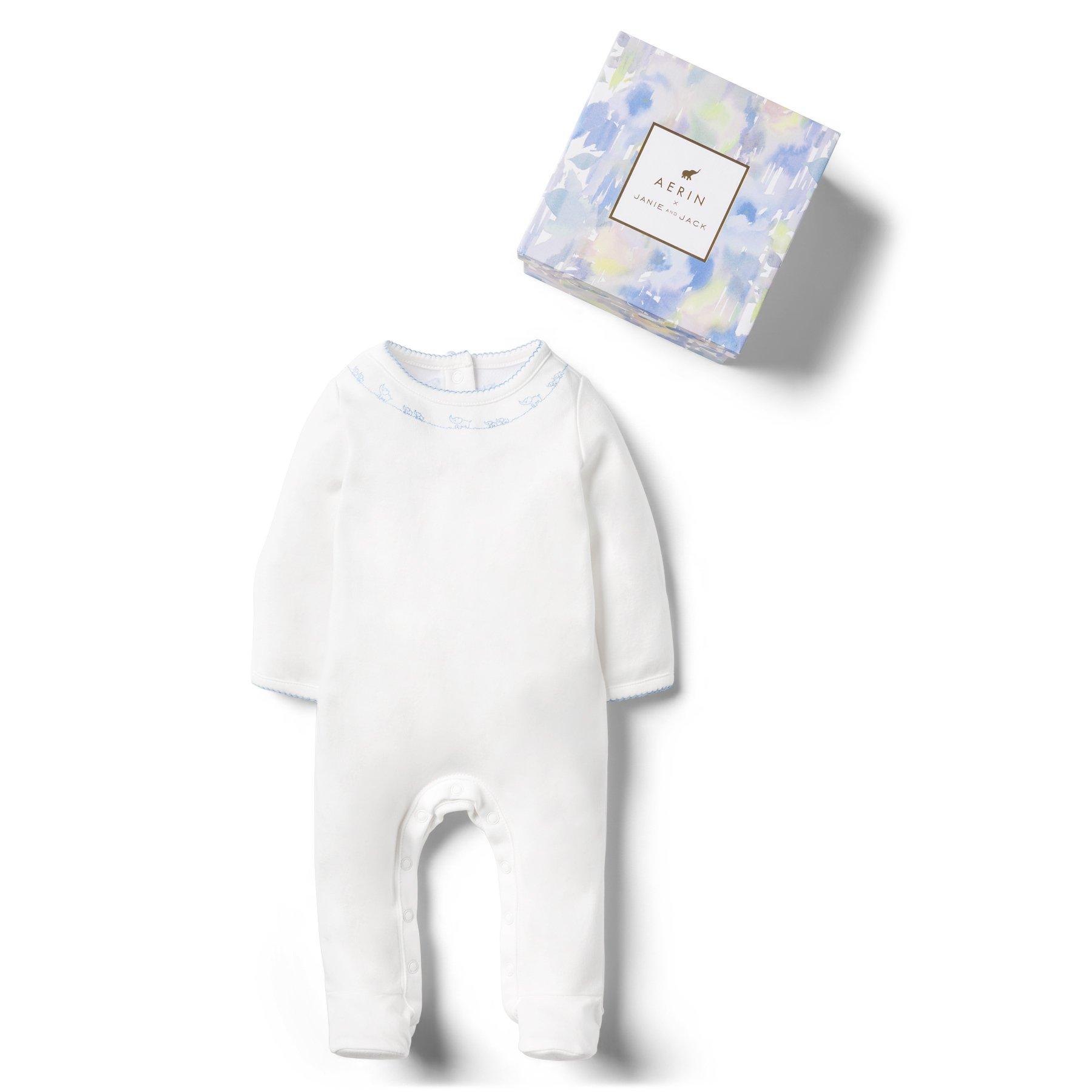 AERIN Embroidered Footed 1-Piece image number 0