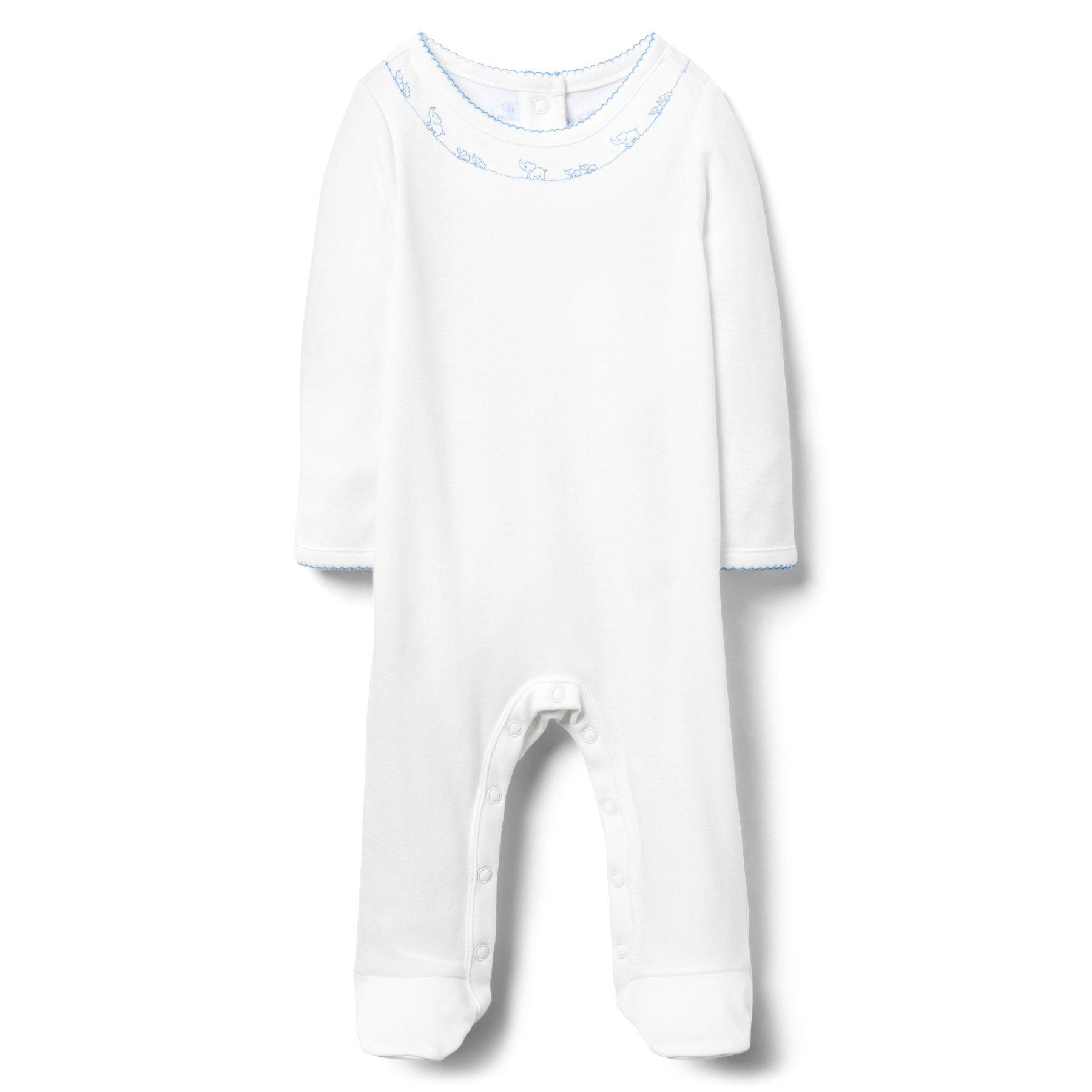 AERIN Embroidered Footed 1-Piece image number 1